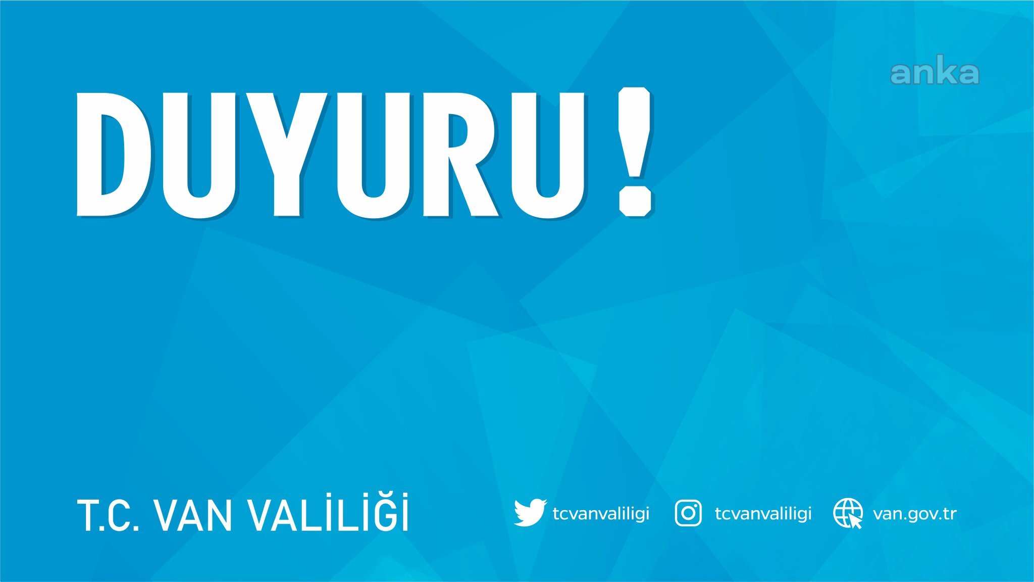 VAN VALİLİĞİ: GÖRÜNTÜLER TEKNE FACİASINDAN DEĞİL