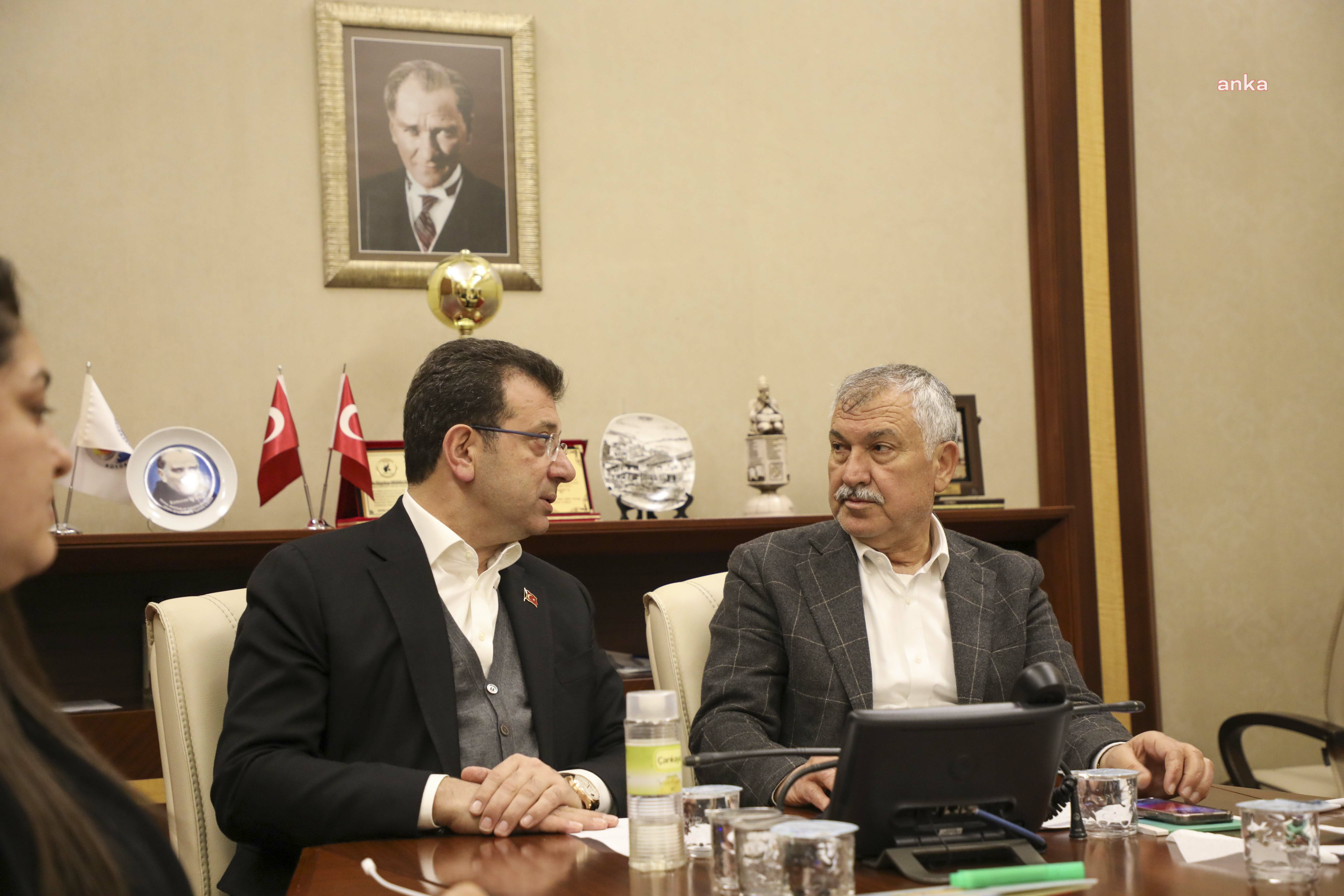 EKREM İMAMOĞLU'NDAN ZEYDAN KARALAR’A ZİYARET