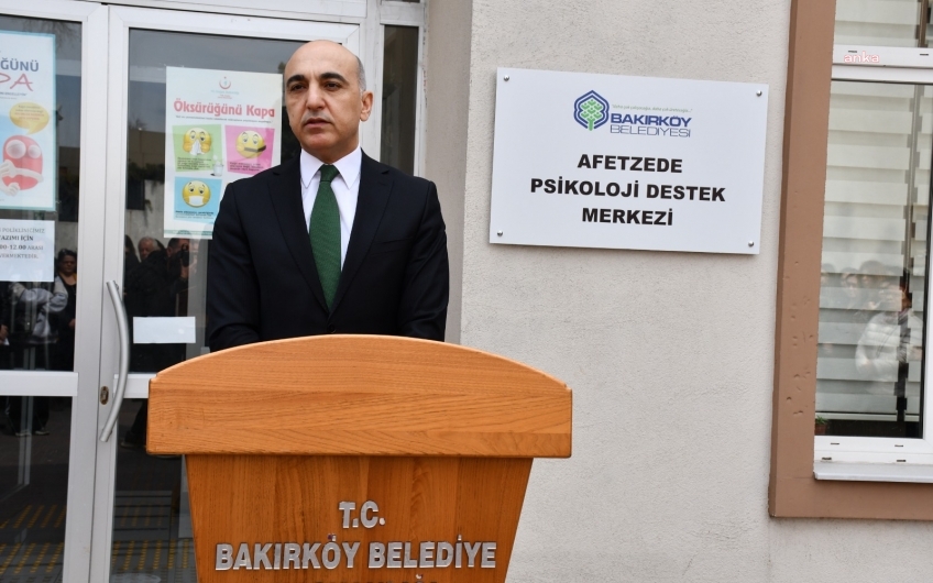 BAKIRKÖY BELEDİYESİ, AFETZEDE PSİKOLOJİ DESTEK MERKEZİ’Nİ HİZMETE AÇTI