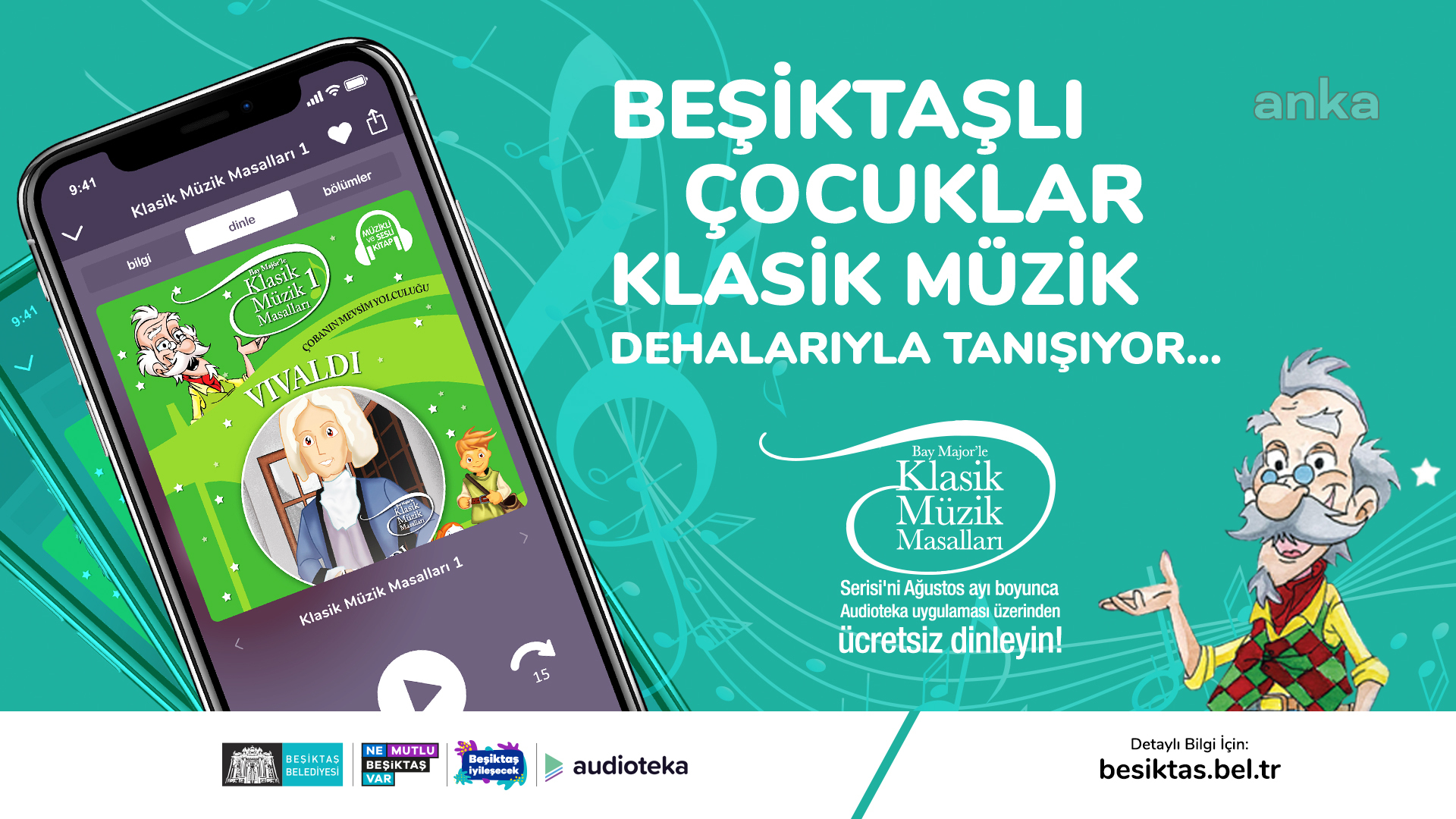 BEŞİKTAŞ BELEDİYESİ’NDEN ÇOCUKLARA ÖZEL SESLİ KİTAP KAMPANYASI