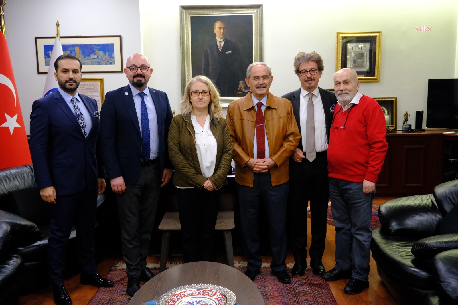ESKİŞEHİR ANADOLU ROTARY KULÜBÜ’NDEN YILMAZ BÜYÜKERŞEN’E ZİYARET