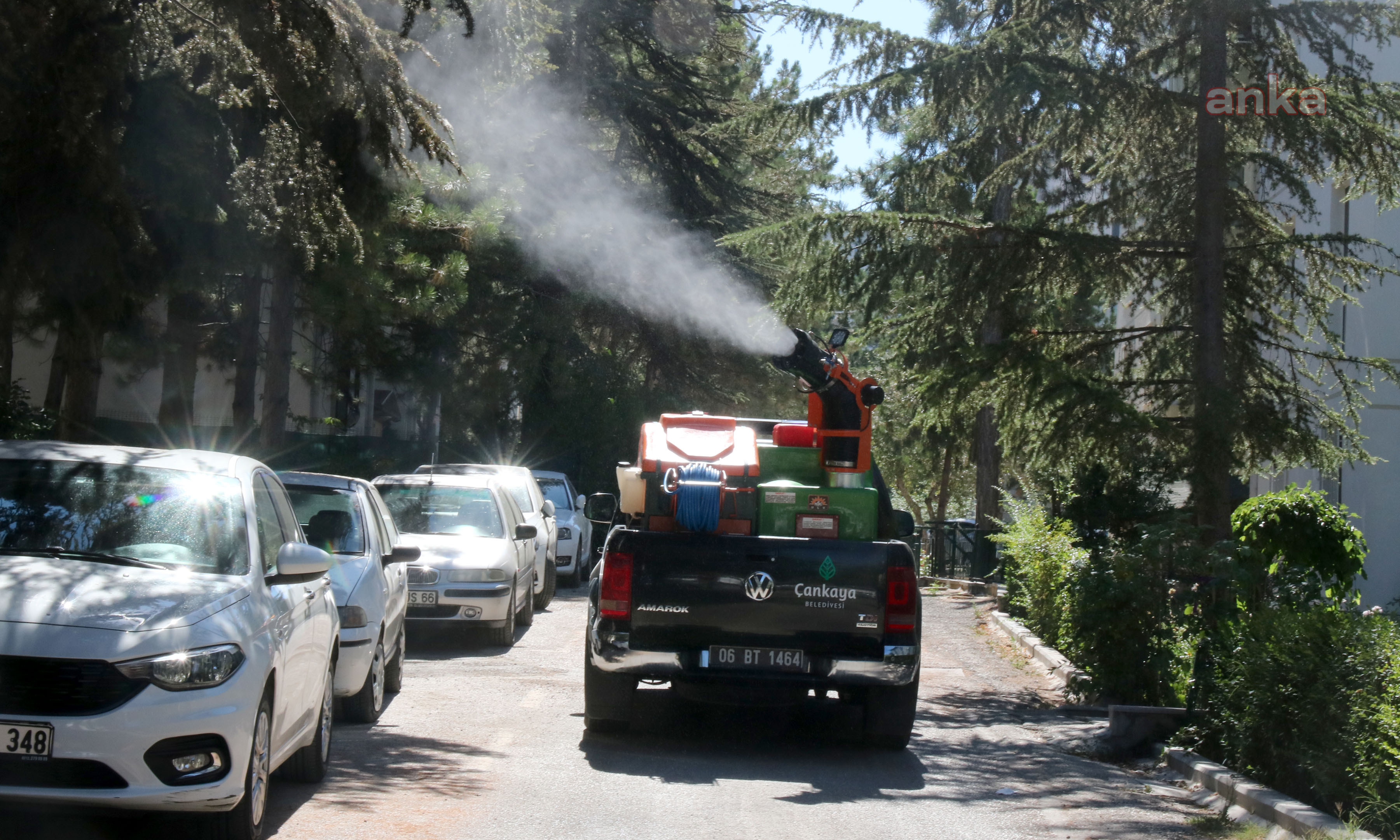 ÇANKAYA’DA İLAÇLAMA ÇALIŞMALARI SÜRÜYOR