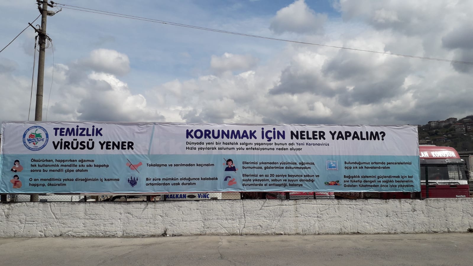 KDZ. EREĞLİ YIKANIYOR, DEZENFEKTE EDİLİYOR