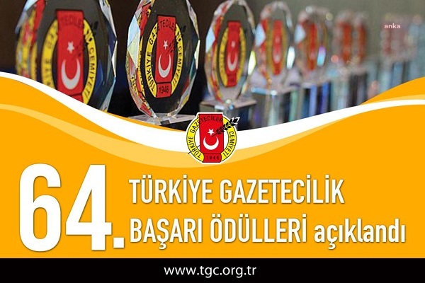 TÜRKİYE GAZETECİLER CEMİYETİ’NİN '2022 TÜRKİYE GAZETECİLİK BAŞARI ÖDÜLLERİ’Nİ KAZANANLAR BELLİ OLDU