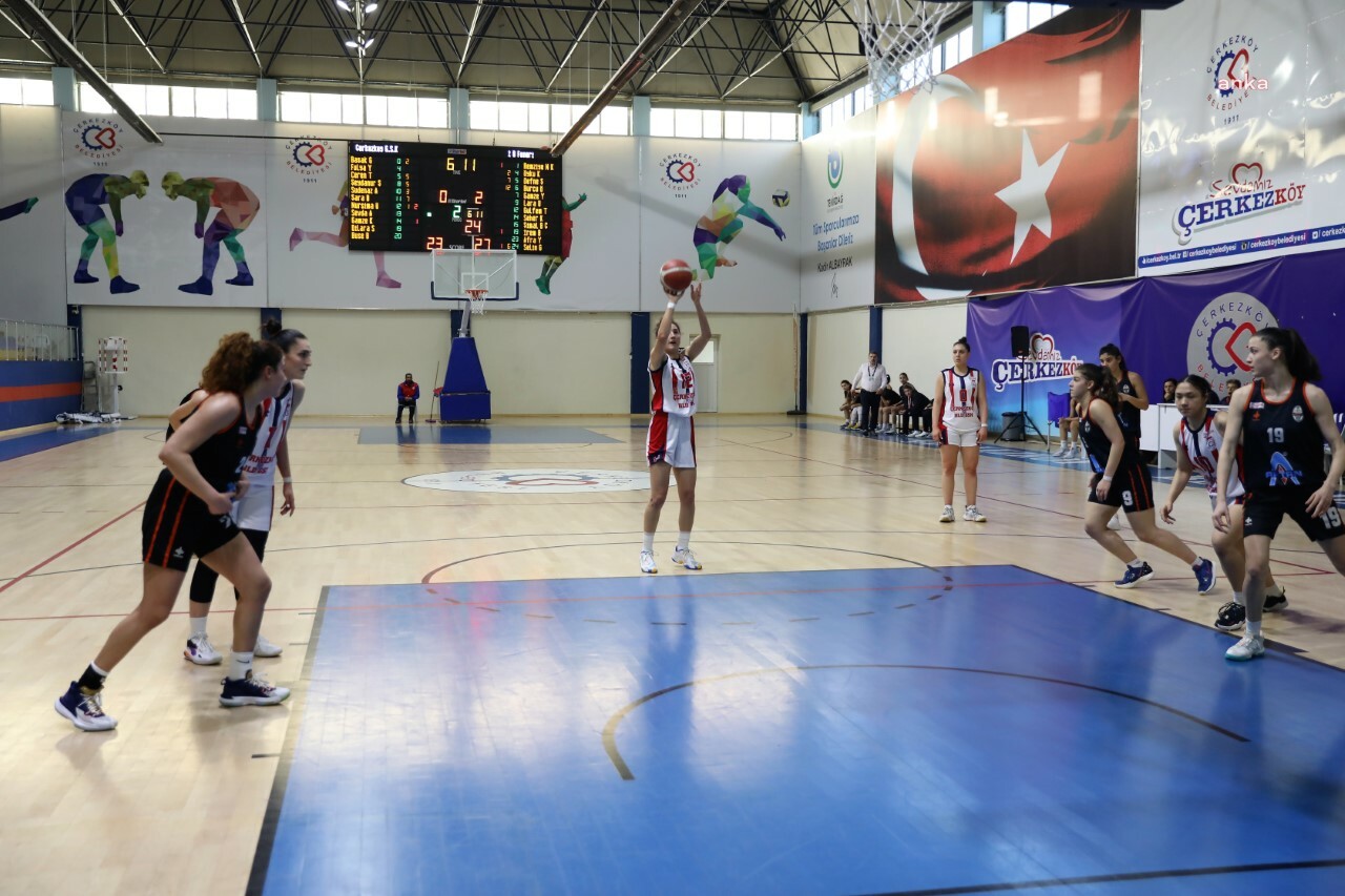 ÇERKEZKÖY BELEDİYESİ KADIN BASKETBOL TAKIMI, 1. LİG'E ÇIKMAK İÇİN MÜCADELE EDECEK