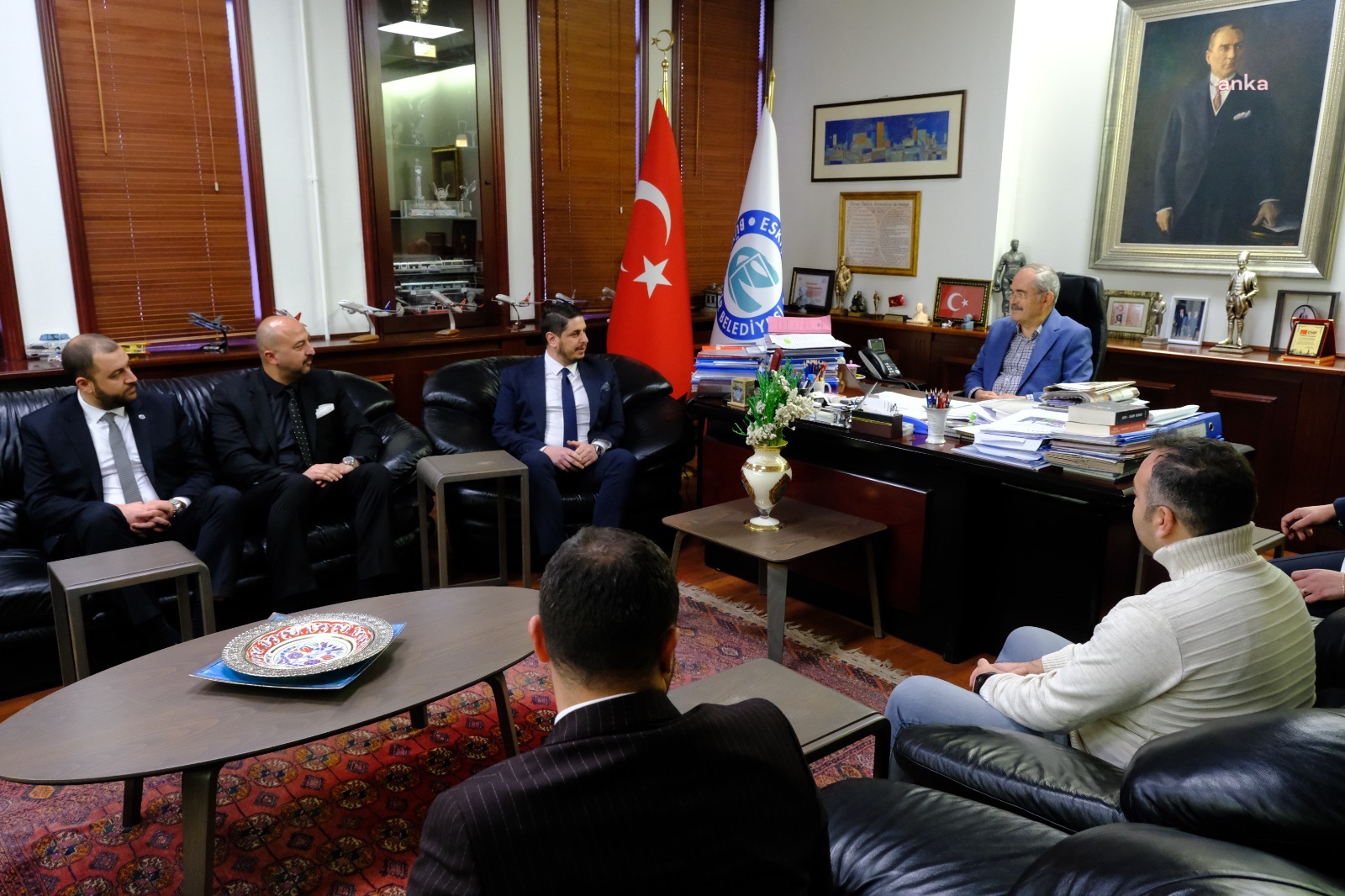 ESKİŞEHİRSPOR YÖNETİMİNDEN YILMAZ BÜYÜKERŞEN’E ZİYARET