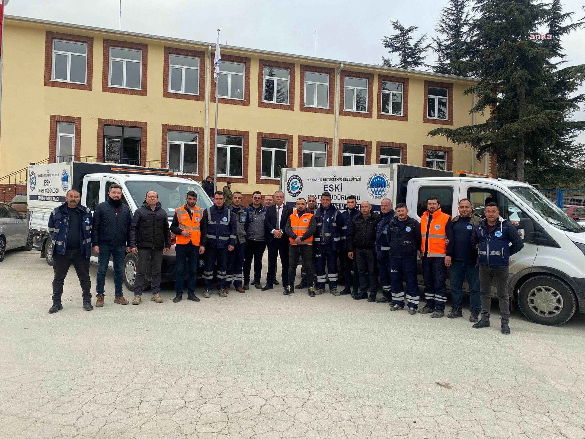 ESKİŞEHİR BÜYÜKŞEHİR SU VE KANALİZASYON İDARESİ’NDEN AFET BÖLGESİNE TAKVİYE EKİP
