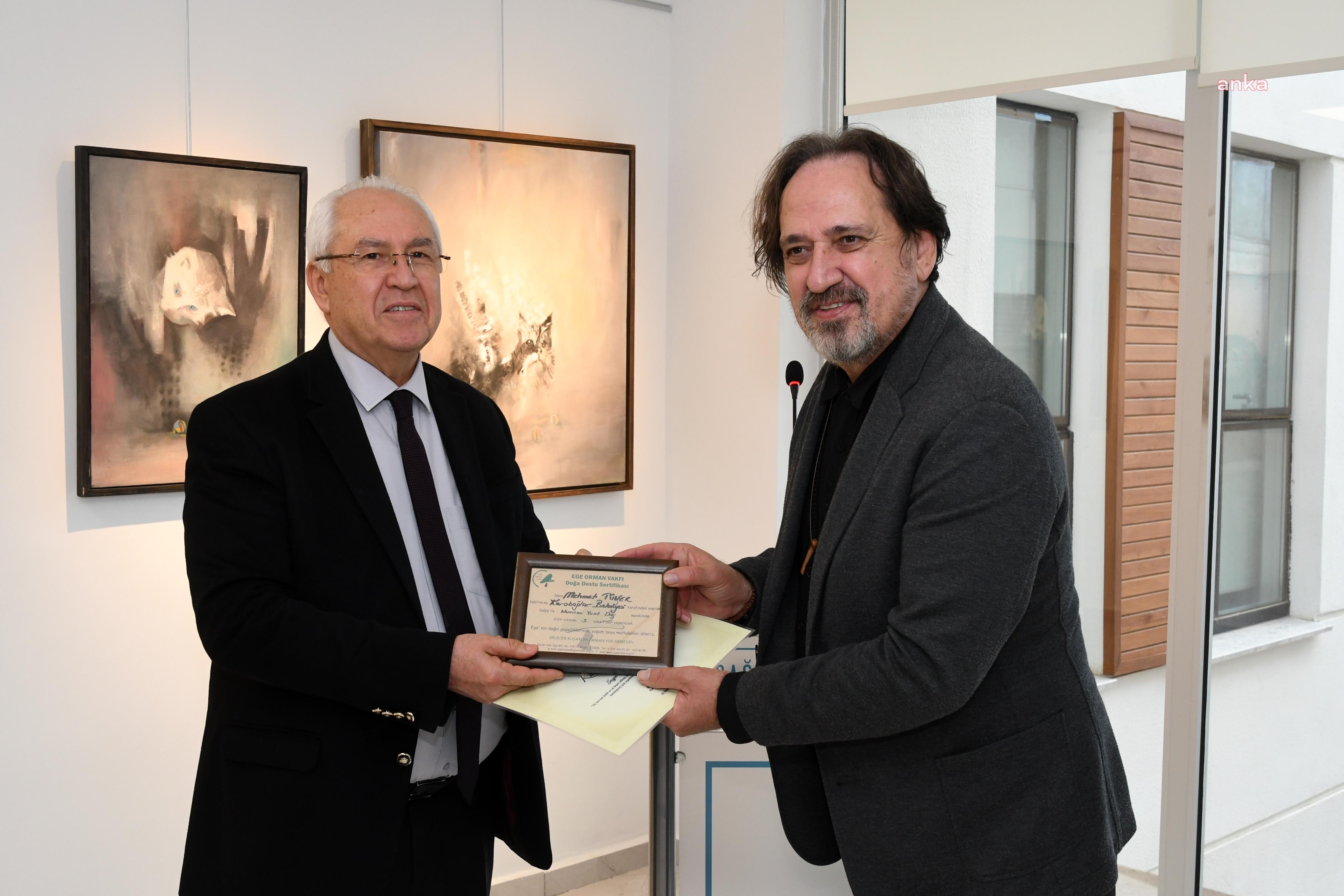 RESSAM MEHMET TÜVER'İN  RESİM SERGİSİ KARABAĞLAR'DA AÇILDI