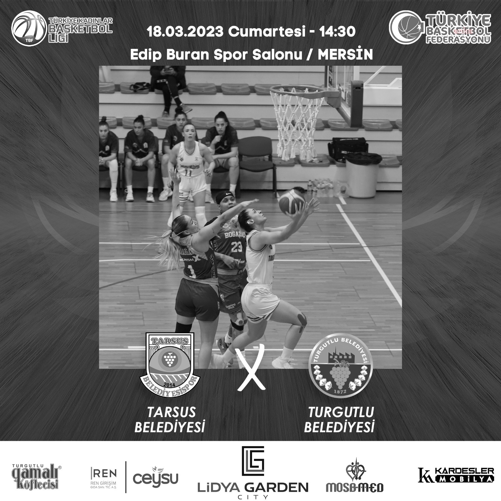 TURGUTLU BELEDİYESİ KADIN BASKETBOL TAKIMI, TARSUS EKİBİNE KONUK OLACAK