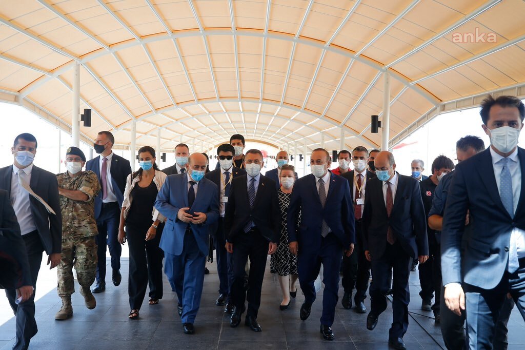 OKTAY VE ÇAVUŞOĞLU'NDAN LÜBNAN'A DESTEK ZİYARETİ: MERSİN LİMANI LÜBNAN'IN HİZMETİNDE