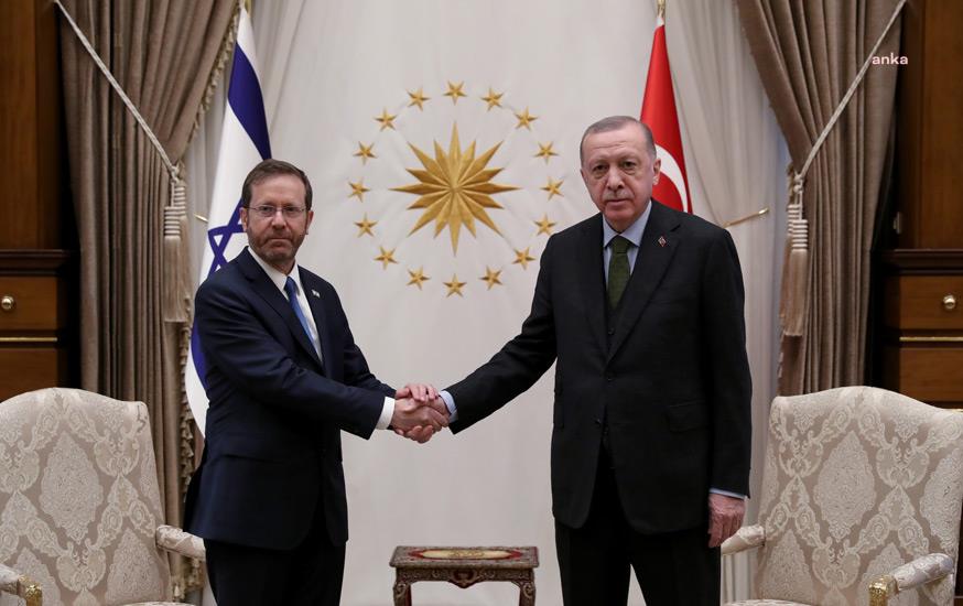 CUMHURBAŞKANI ERDOĞAN, DÜN AKŞAM İSRAİL CUMHURBAŞKANI HERZOG İLE TELEFONDA GÖRÜŞTÜ