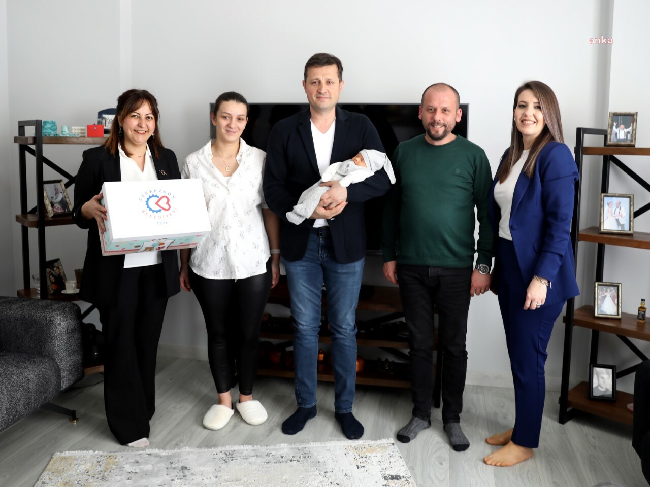 ÇERKEZKÖY BELEDİYE BAŞKANI AKAY’DAN ‘HOŞ GELDİN BEBEK’ ZİYARETLERİ