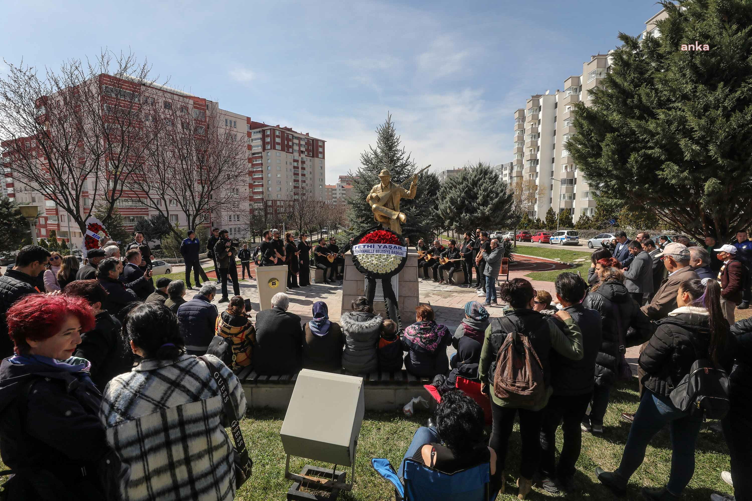 YENİMAHALLE, ÖLÜMÜNÜN 50'NCİ YILINDA AŞIK VEYSEL'İ ANDI