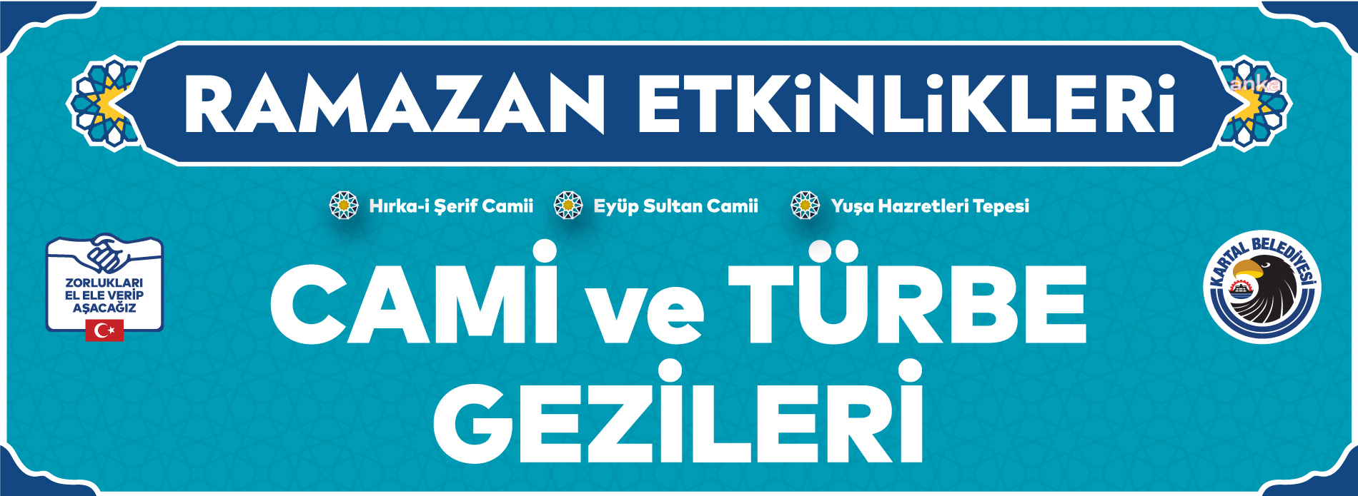 KARTAL BELEDİYESİ’NDEN RAMAZAN AYINDA VATANDAŞLARA CAMİ VE TÜRBE GEZİLERİ