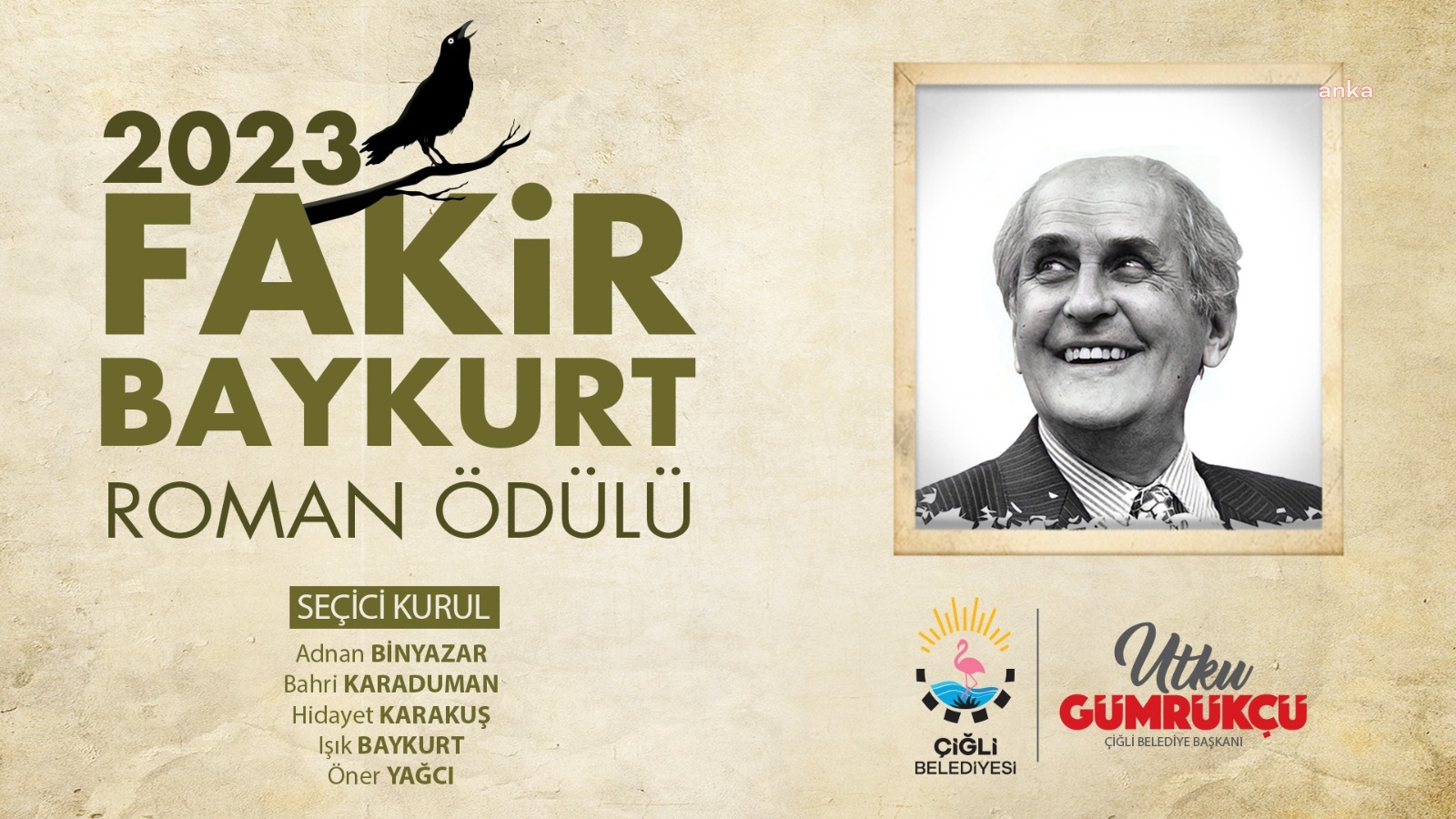 ÇİĞLİ’DE 2023 FAKİR BAYKURT ROMAN ÖDÜLÜ İÇİN GERİ SAYIM BAŞLADI