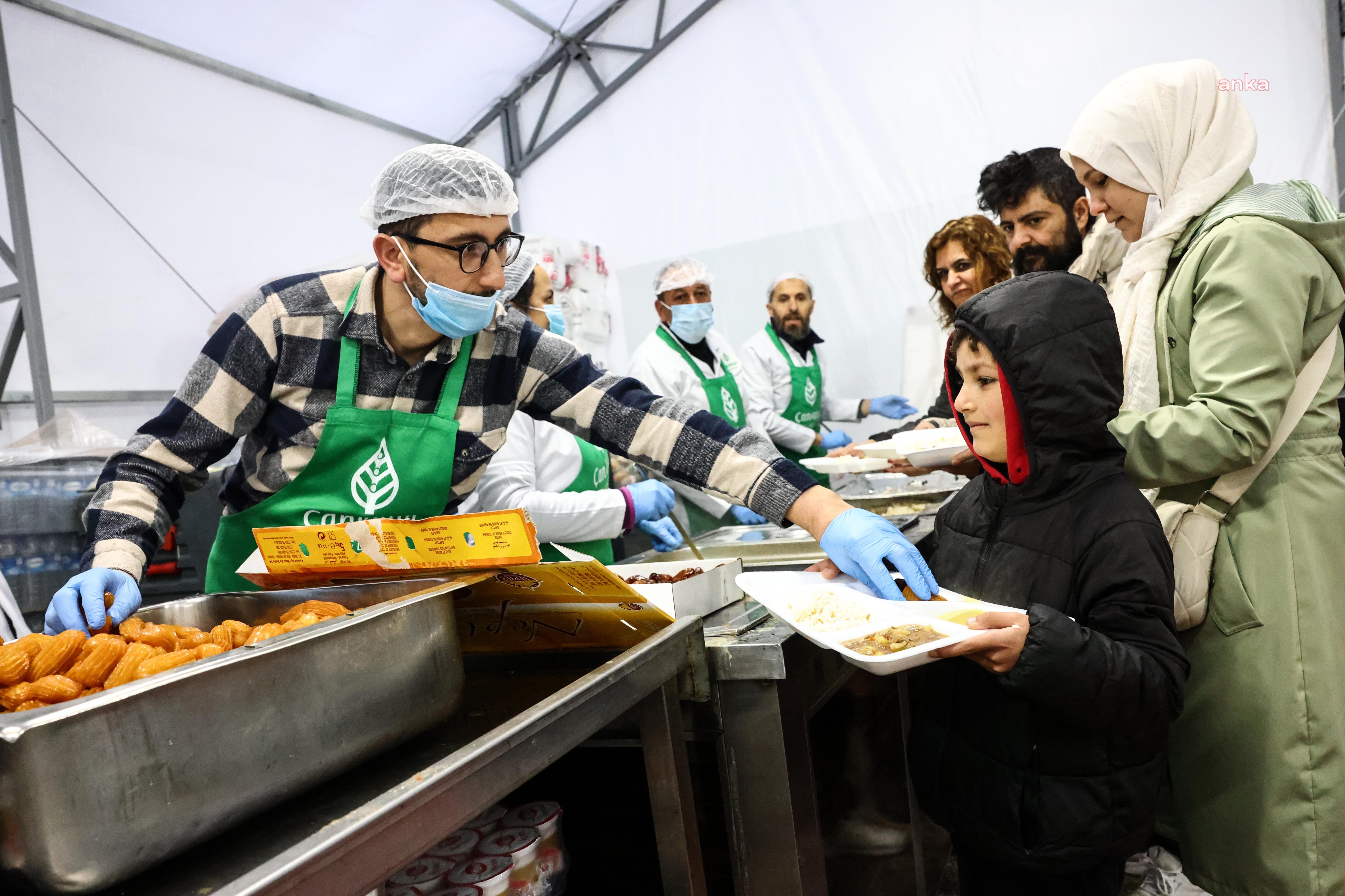 ÇANKAYA BELEDİYESİ, KAHRAMANMARAŞ’TA İFTAR ÇADIRI KURDU