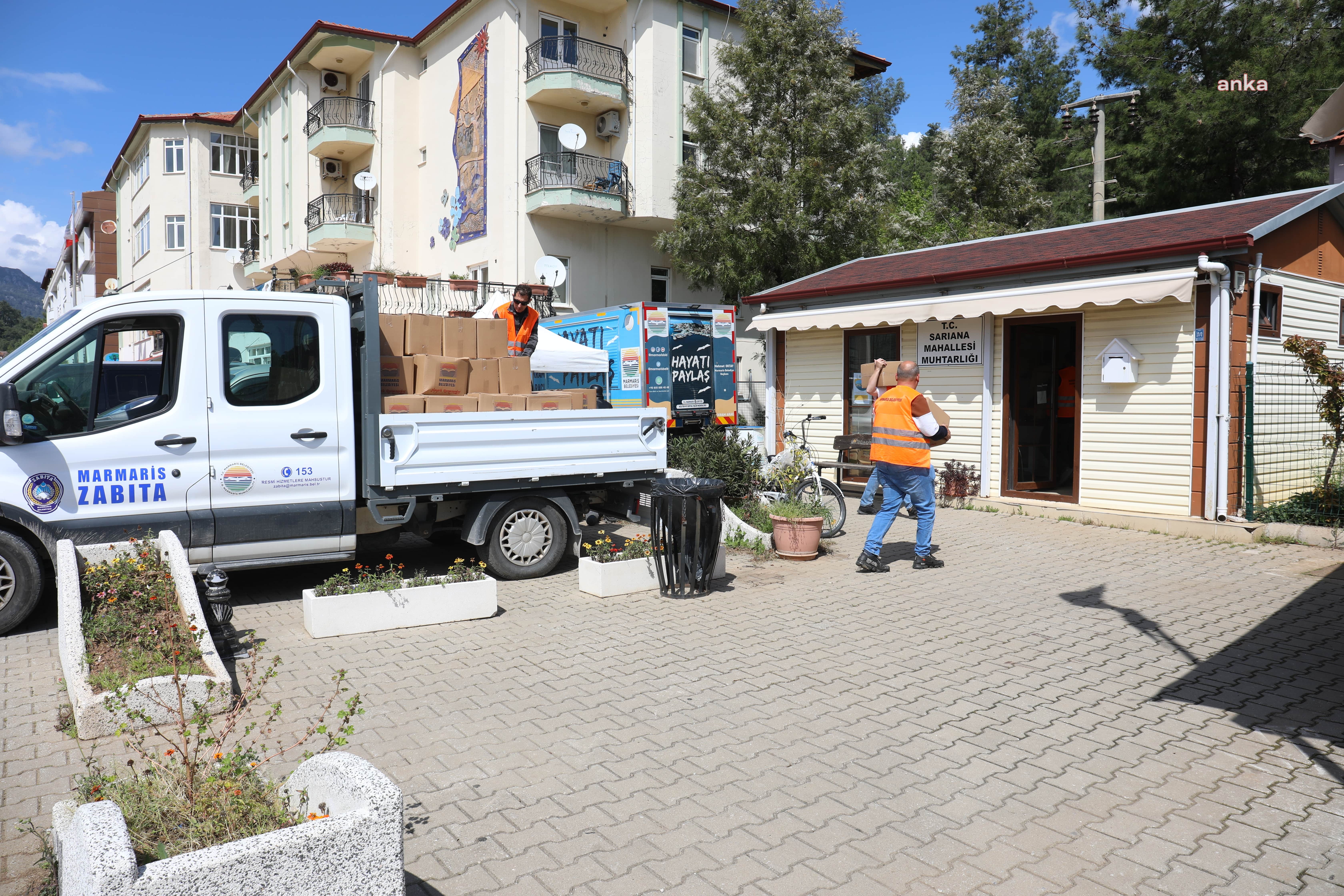 MARMARİS BELEDİYESİ, RAMAZAN AYINDA İHTİYAÇ SAHİBİ YURTTAŞLARIN YANINDA