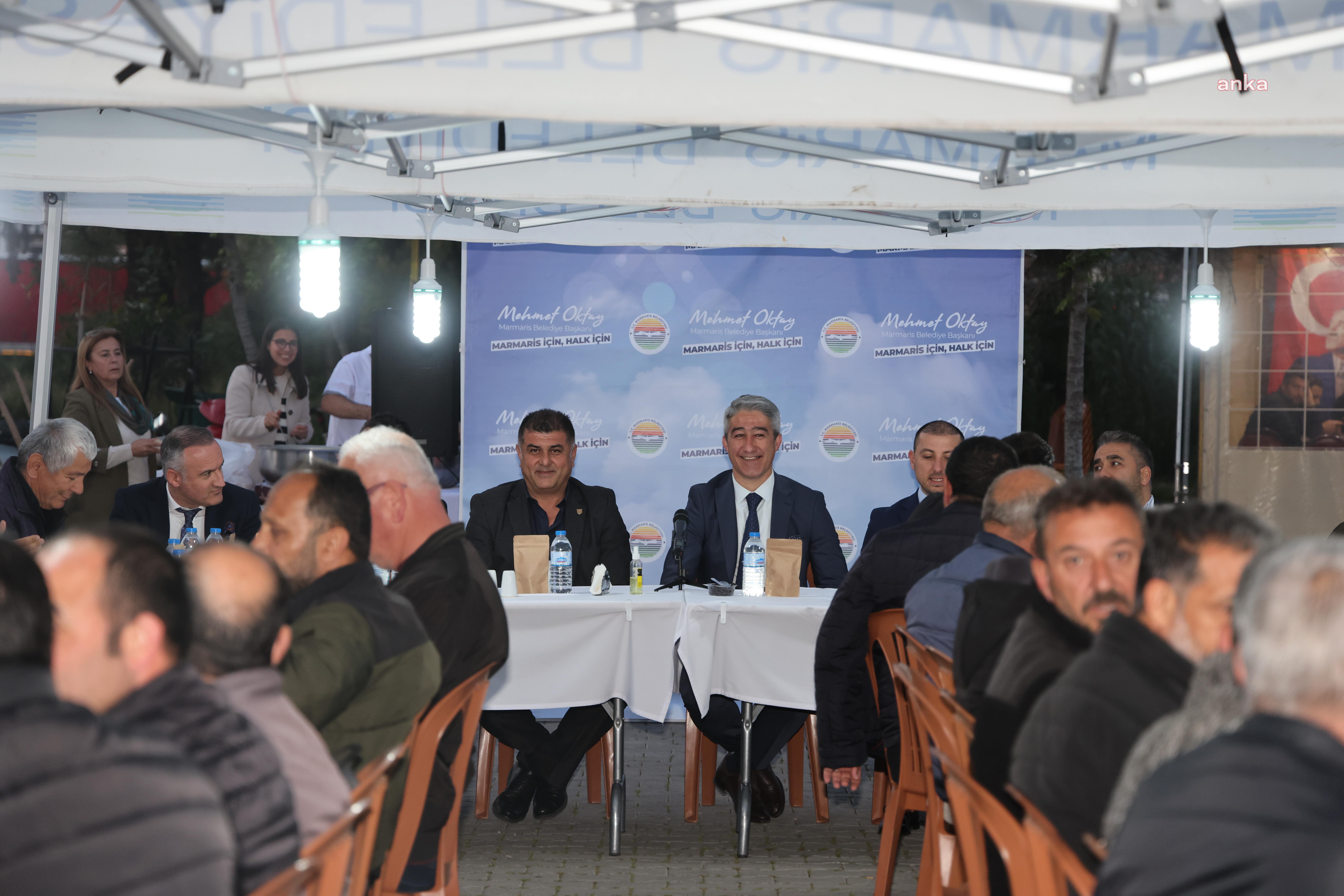 MARMARİS BELEDİYE BAŞKANI OKTAY, İLK İFTARINI ŞOFÖR ESNAFIYLA YAPTI