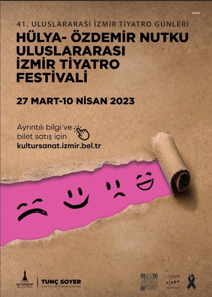 41'İNCİ HÜLYA-ÖZDEMİR NUTKU ULUSLARARASI İZMİR TİYATRO FESTİVALİ BAŞLIYOR