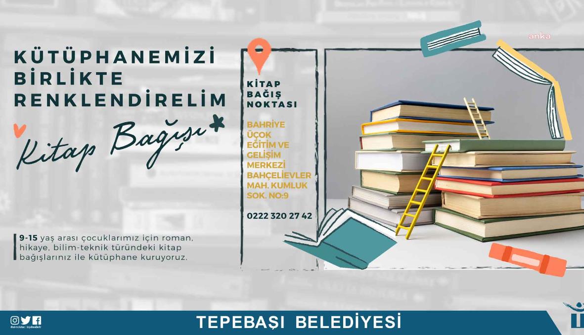 TEPEBAŞI BELEDİYESİ, ÇOCUKLAR İÇİN KÜTÜPHANE KURUYOR