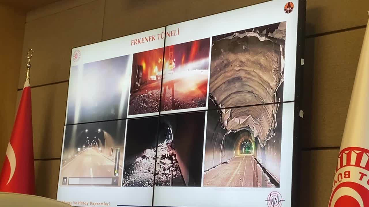 KARAYOLLARI GENEL MÜDÜRÜ, DEPREM KOMİSYONU’NDA, DEPREMDE ALDIĞI HASAR NEDENİYLE KAPANAN ERKENEK TÜNELİ’NİN GÖRÜNTÜSÜNÜ İZLETTİ: “BUNLAR, ASLINDA BİZİM ÖNGÖRDÜĞÜMÜZ HASARLARDI”