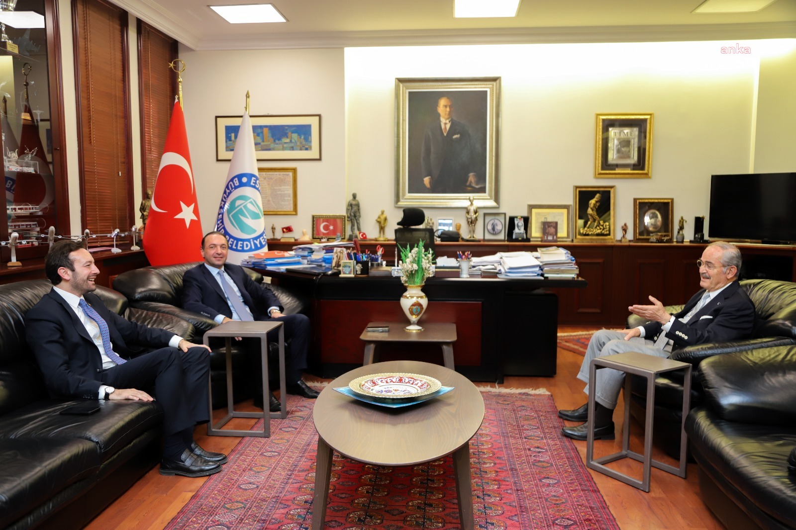 TÜRKİYE GENÇ İŞ İNSANLARI DERNEĞİ’NDEN YILMAZ BÜYÜKERŞEN’E ZİYARET