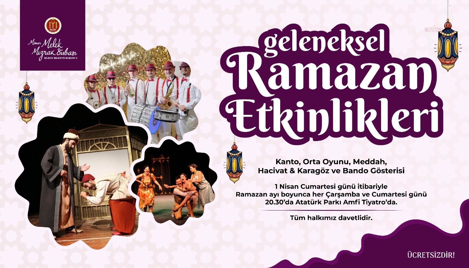 BİLECİK BELEDİYESİ'NDEN GELENEKSEL RAMAZAN ETKİNLİKLERİ