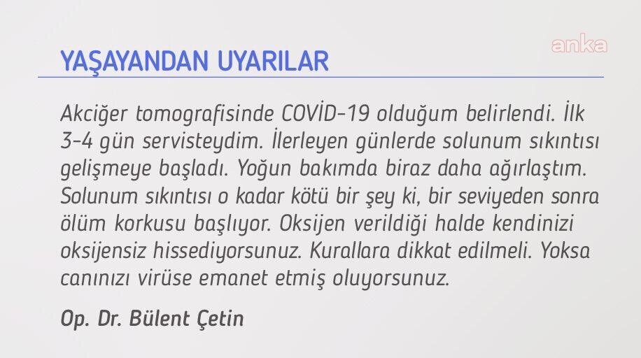 BAKAN KOCA, “YAŞAYANDAN UYARILAR" SERİSİNDE OPERATÖR DOKTORUN DENEYİMİNİ PAYLAŞTI