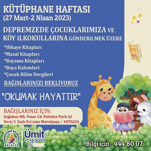 MURATPAŞA BELEDİYESİ'NDEN ANLAMLI KAMPANYA
