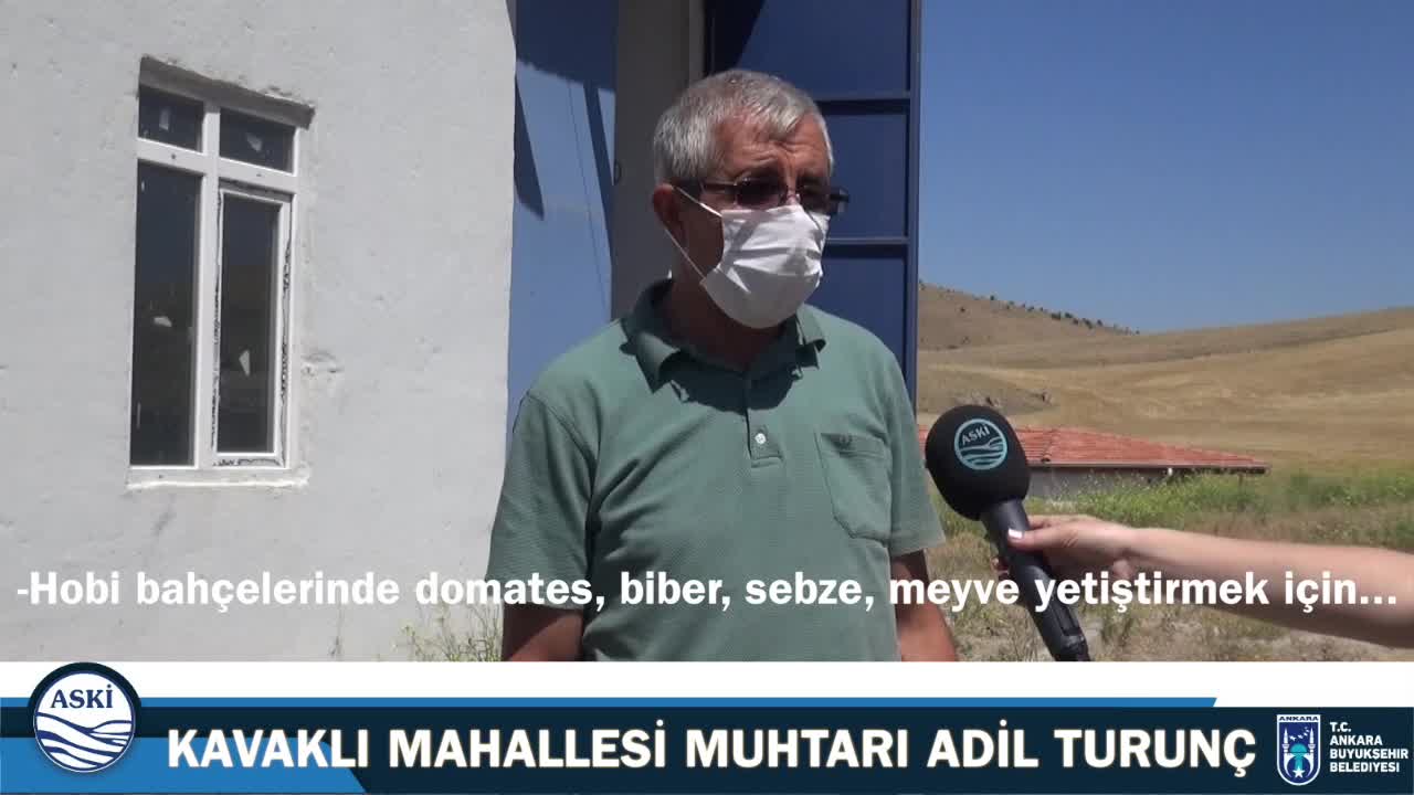 ANKARA BÜYÜKŞEHİR, ALTINDAĞ KAVAKLI MAHALLESİ’NİN SU SORUNUNU ÇÖZÜYOR