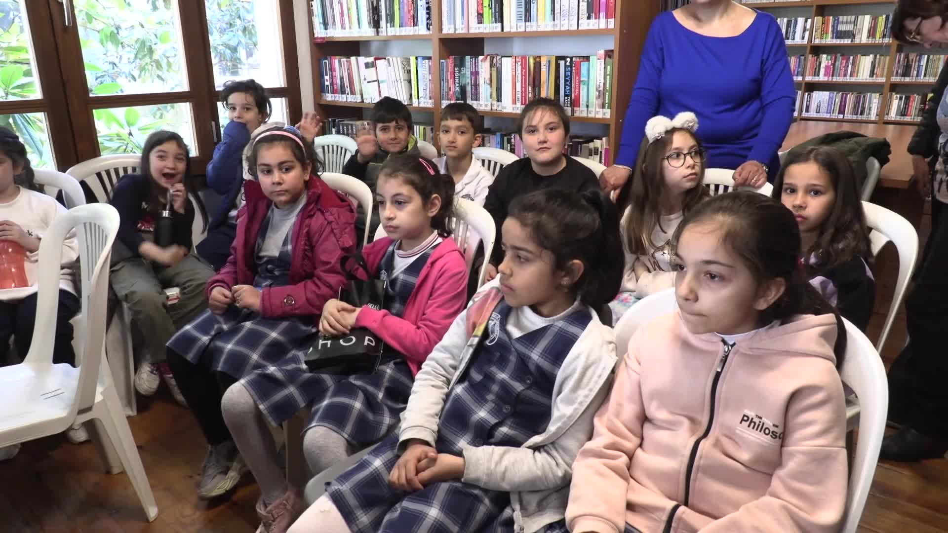 KÜTÜPHANE HAFTASI’NDA KONAKLI ÇOCUKLARDAN ÖRNEK DAYANIŞMA