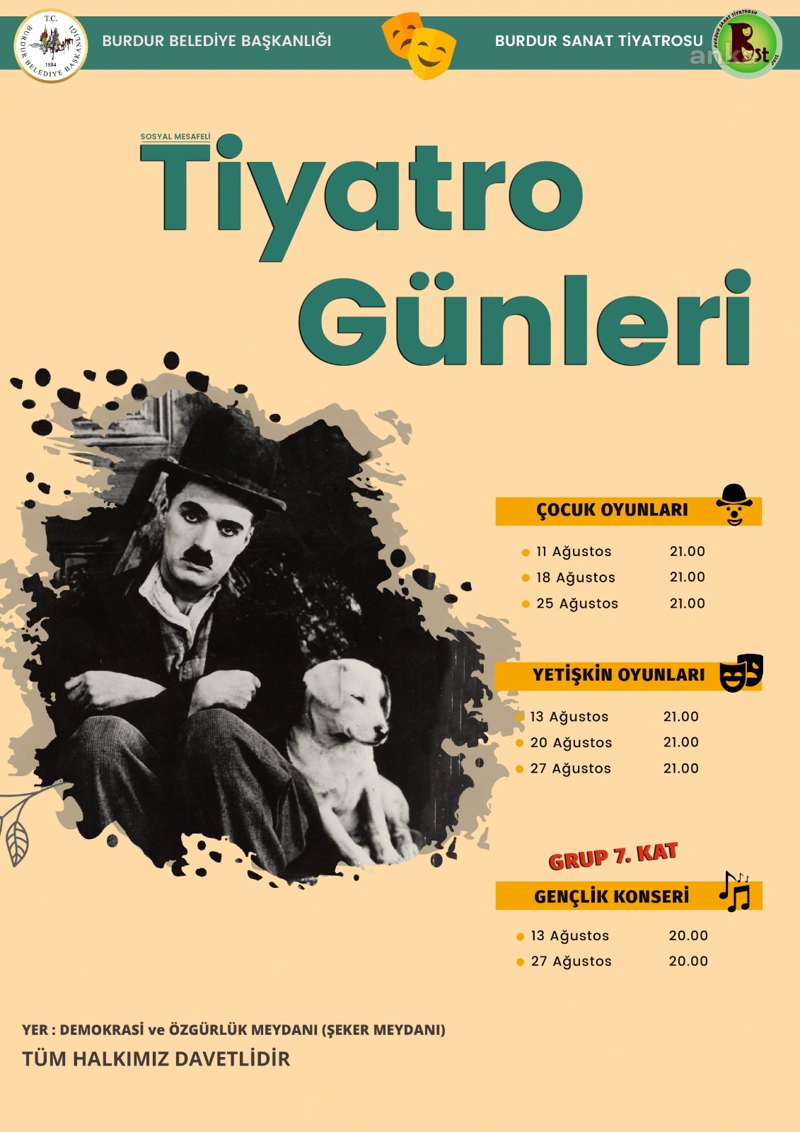 BURDUR'DA TİYATRO GÜNLERİ BAŞLIYOR
