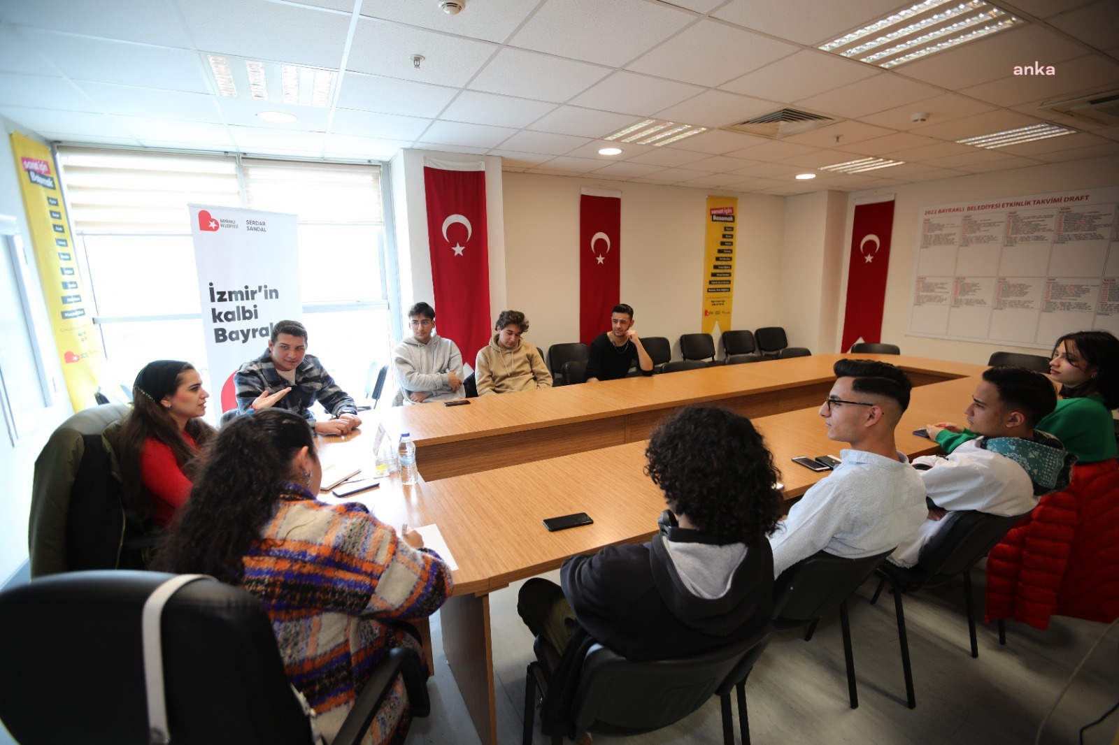 BAYRAKLI’DA GENÇLER, SEÇİM GÜVENLİĞİ İÇİN ÇALIŞACAK