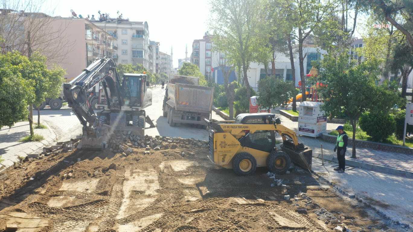 AYDIN BÜYÜKŞEHİR BELEDİYESİ EFELER’İN YOLLARINI YENİLİYOR