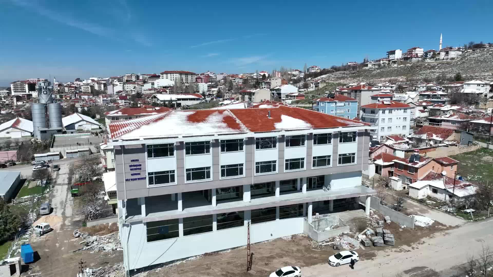 ANKARA BÜYÜKŞEHİR BELEDİYESİ, HAYMANA AİLE YAŞAM MERKEZİ İNŞAATINDA SONA YAKLAŞTI