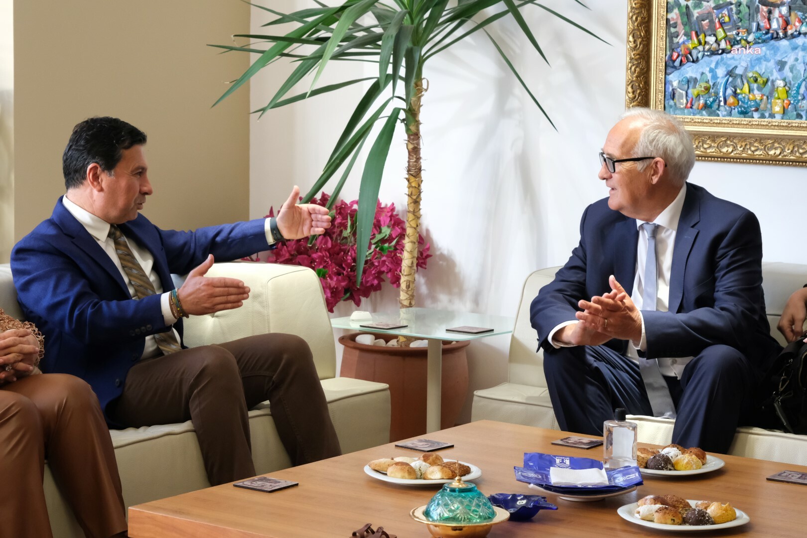 ALMAN KONSOLOS DR. WOLTER’DEN BODRUM BELEDİYE BAŞKANI ARAS'A ZİYARET