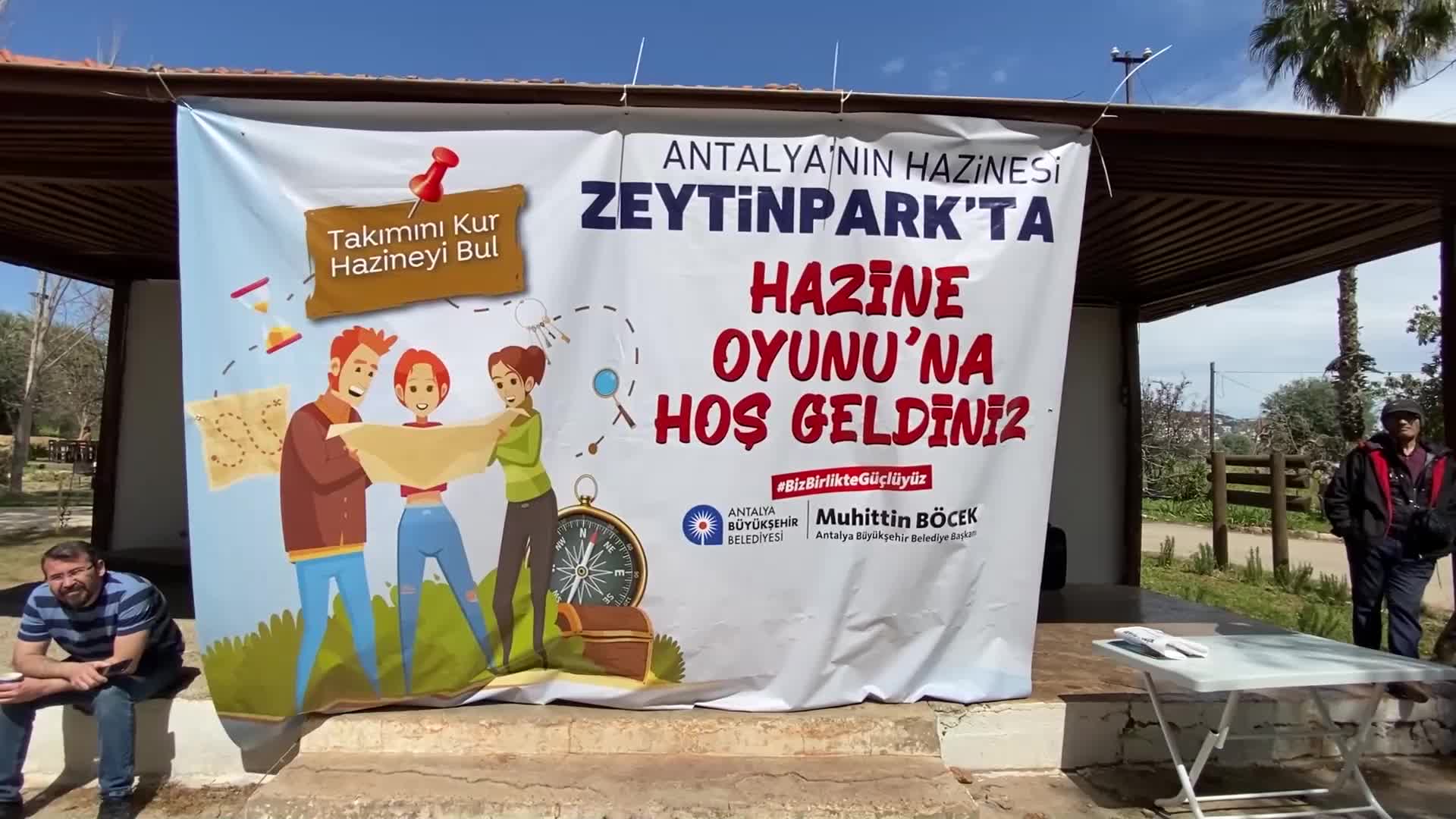 ANTALYA BÜYÜKŞEHİR BELEDİYESİ, ZEYTİNPARK’TA HAZİNE OYUNU DÜZENLEDİ