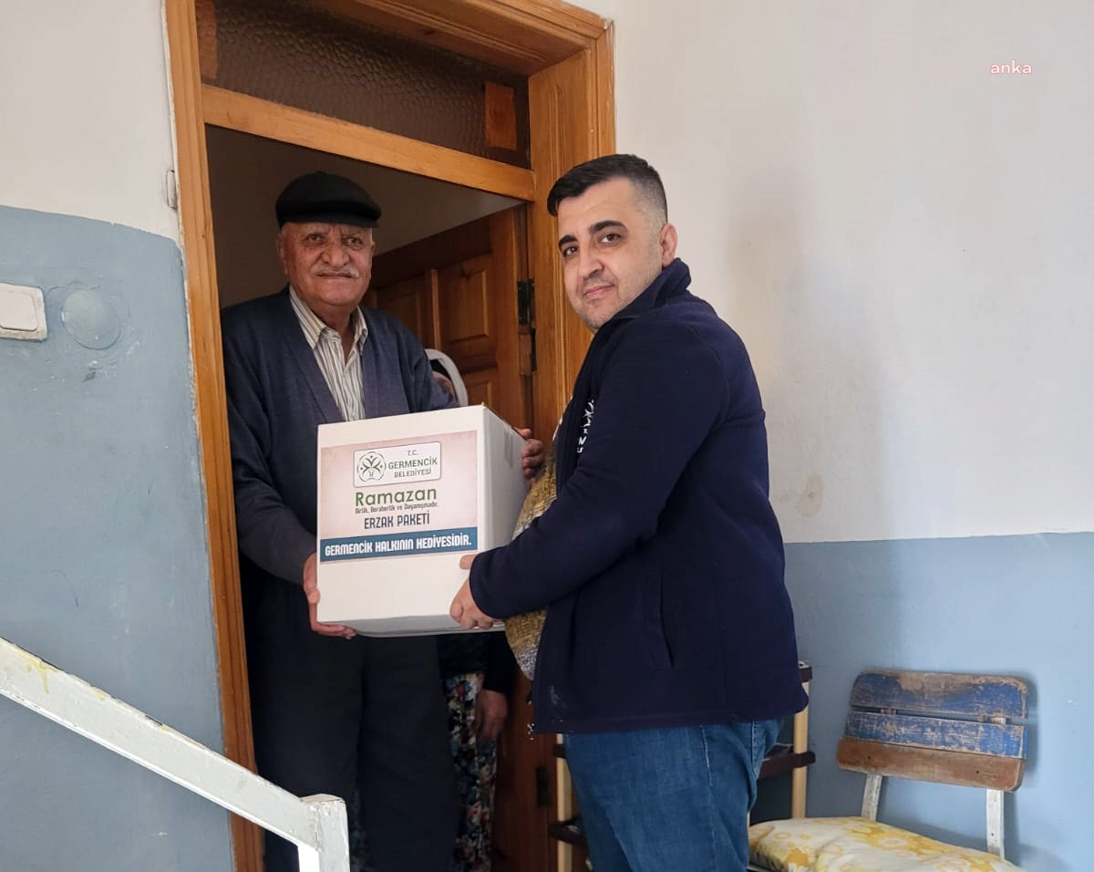 GERMENCİK BELEDİYESİ, İHTİYAÇ SAHİPLERİNE ERZAK KOLİSİ DAĞITMAYI SÜRDÜRÜYOR