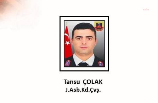 MSB, ASTSUBAY KIDEMLİ ÇAVUŞ TANSU ÇOLAK’IN ŞEHİT OLDUĞUNU DUYURDU