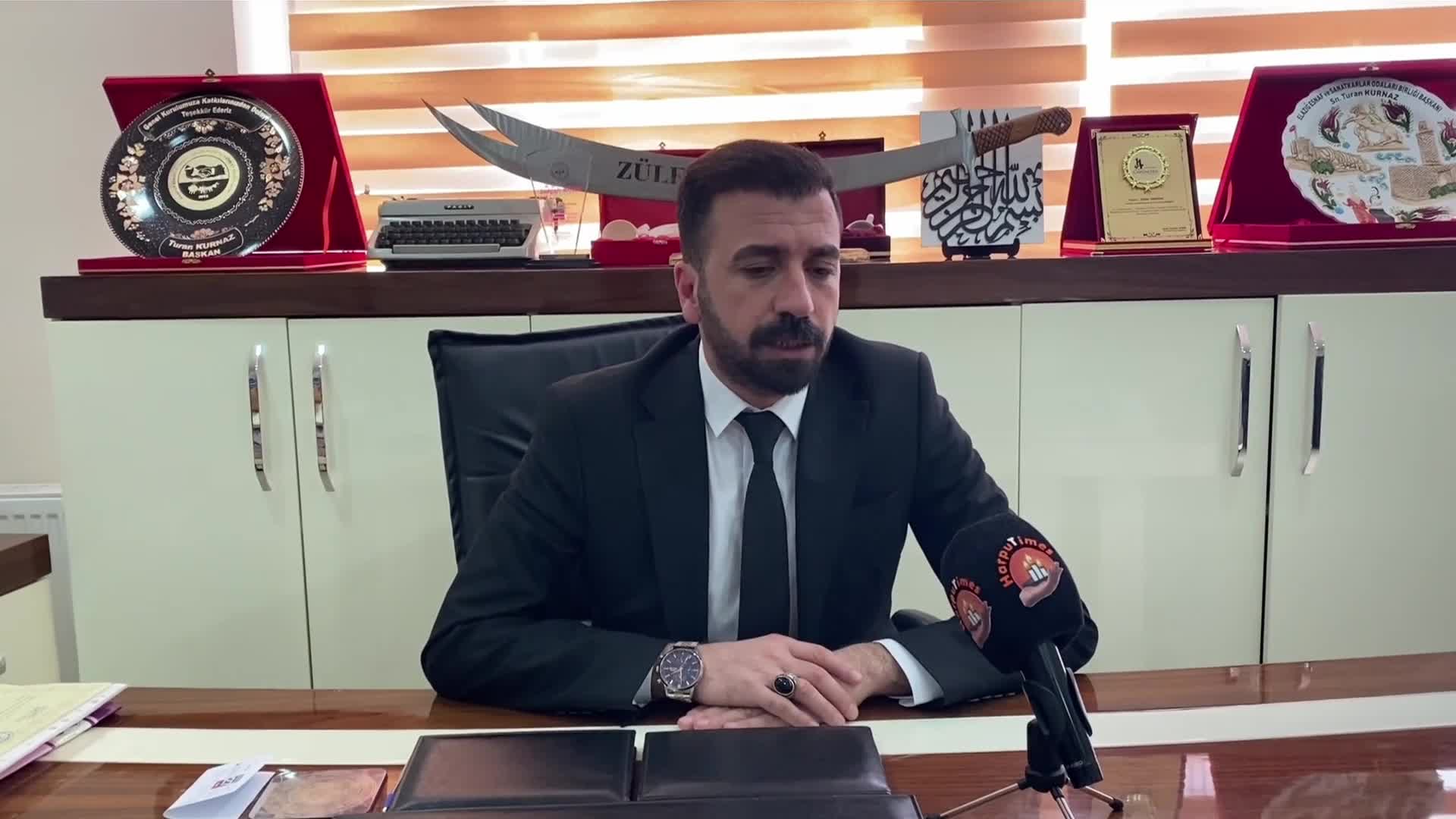 ELAZIĞ ESNAF ODALARINDAN KOSGEB'İN KREDİ DESTEK PAKETİ İÇİN BELİRLENEN KRİTERLERE TEPKİ