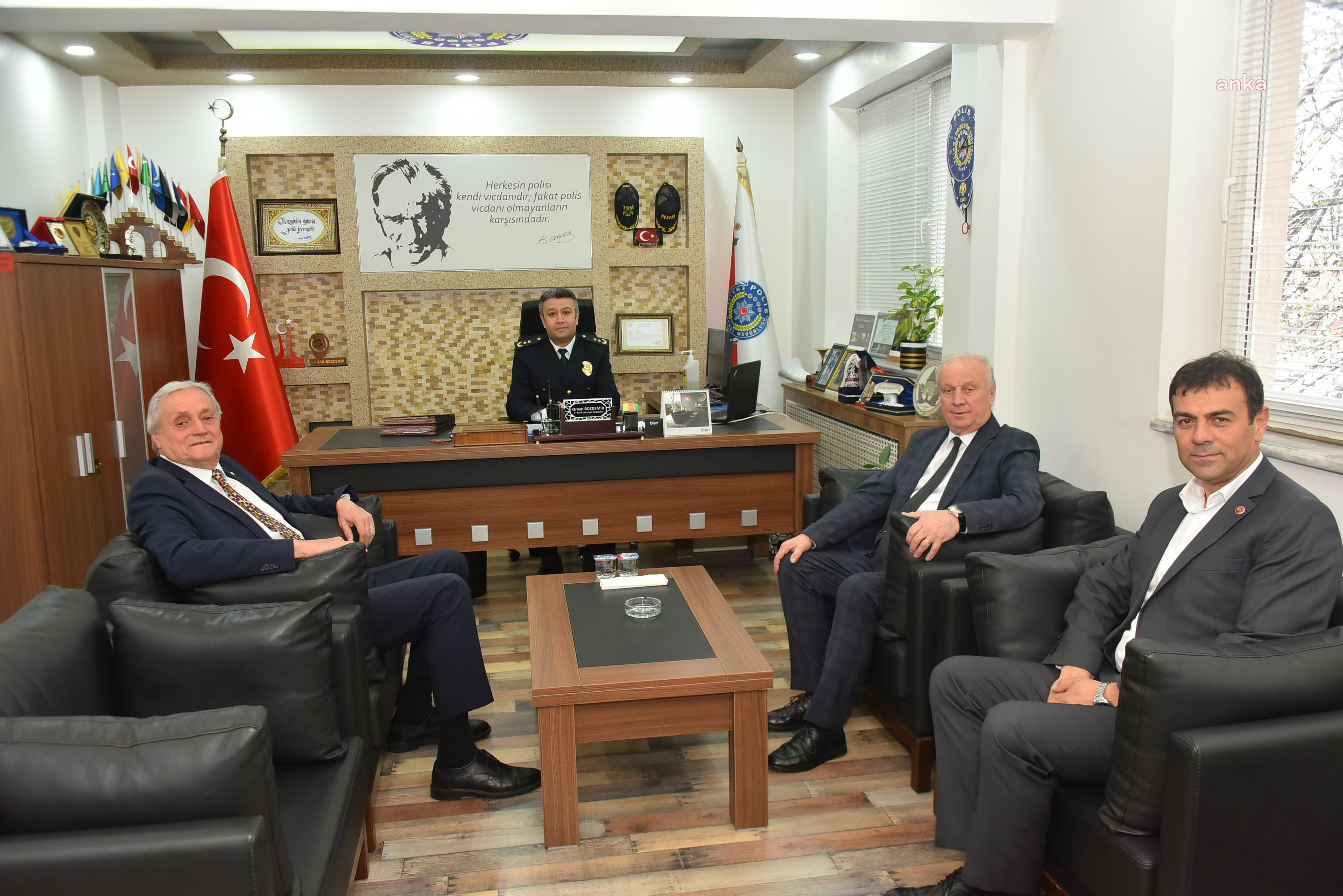BOZÜYÜK BELEDİYE BAŞKANI BAKKALCIOĞLU, POLİS TEŞKİLATININ 178. YIL DÖNÜMÜNÜ KUTLADI