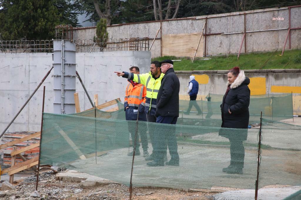 ODUNPAZARI BELEDİYE BAŞKANI KURT’TAN DEVAM EDEN ‘VİZYON PROJELERİ’NE ZİYARET