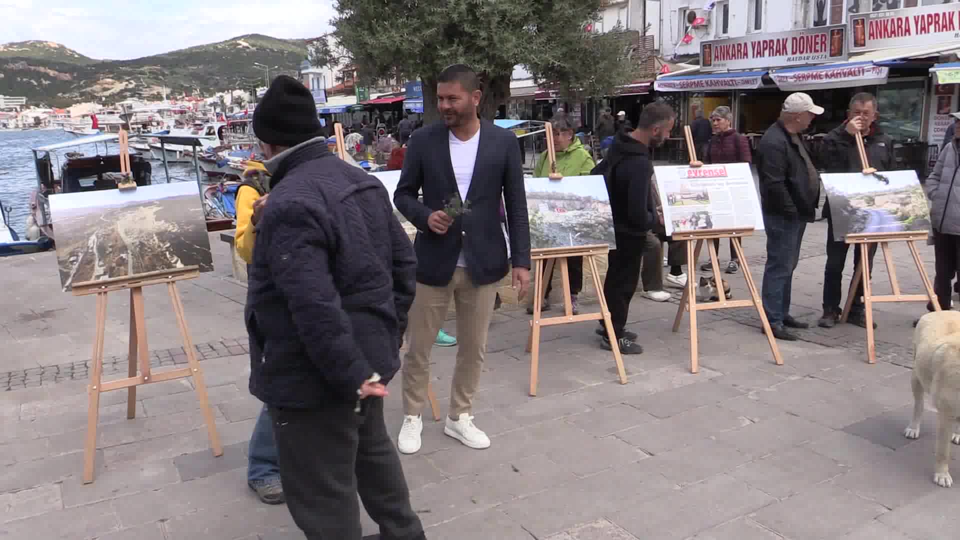 FOÇALILAR'DAN, KOCAMEHMETLER'E YAPILMAK İSTENEN TAŞ OCAĞINA BASIN AÇIKLAMALI, SERGİLİ TEPKİ