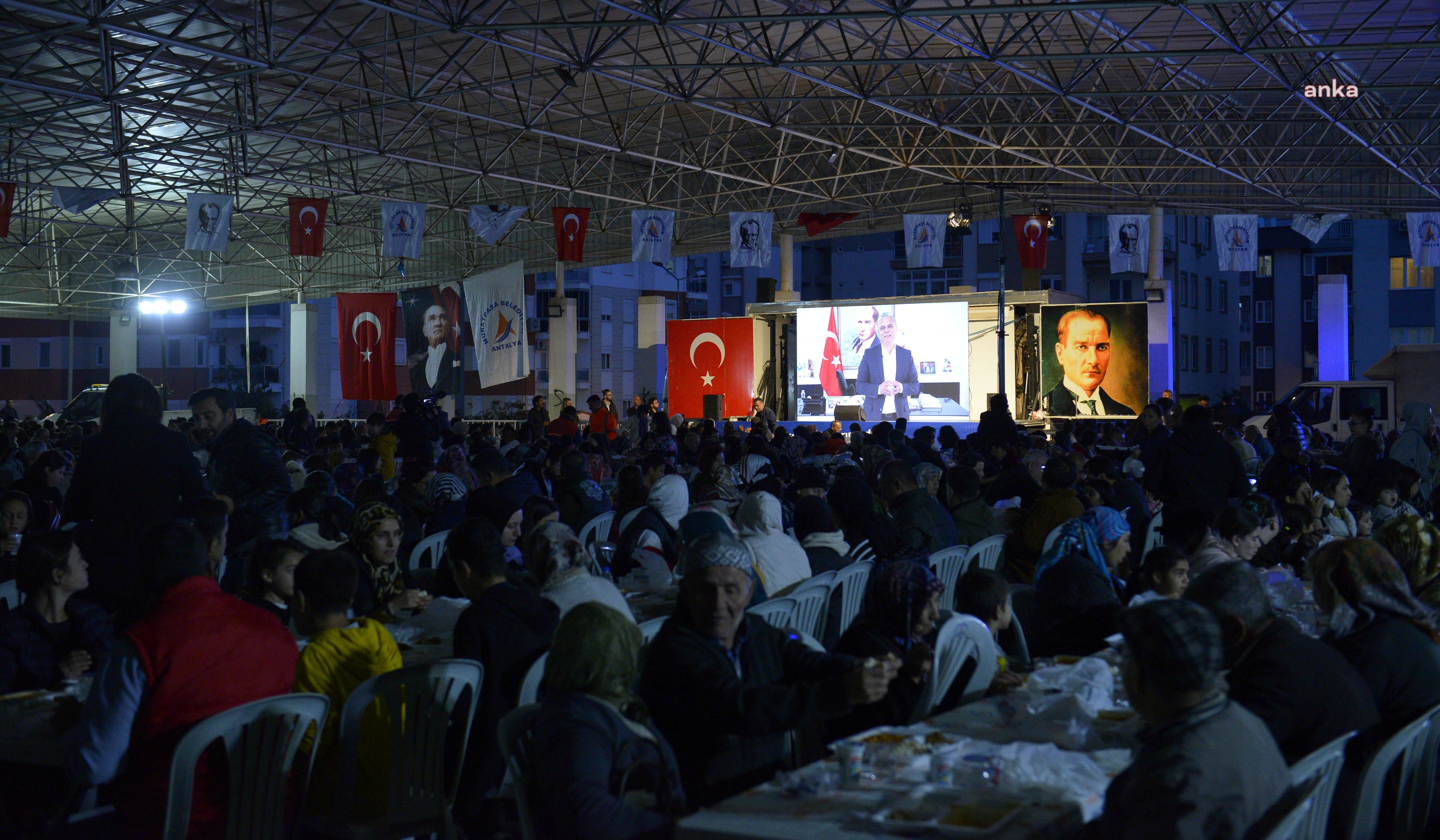 MURATPAŞA BELEDİYESİ’NDEN KIZILTOPRAK’TA 2 BİN 500 KİŞİLİK İFTAR