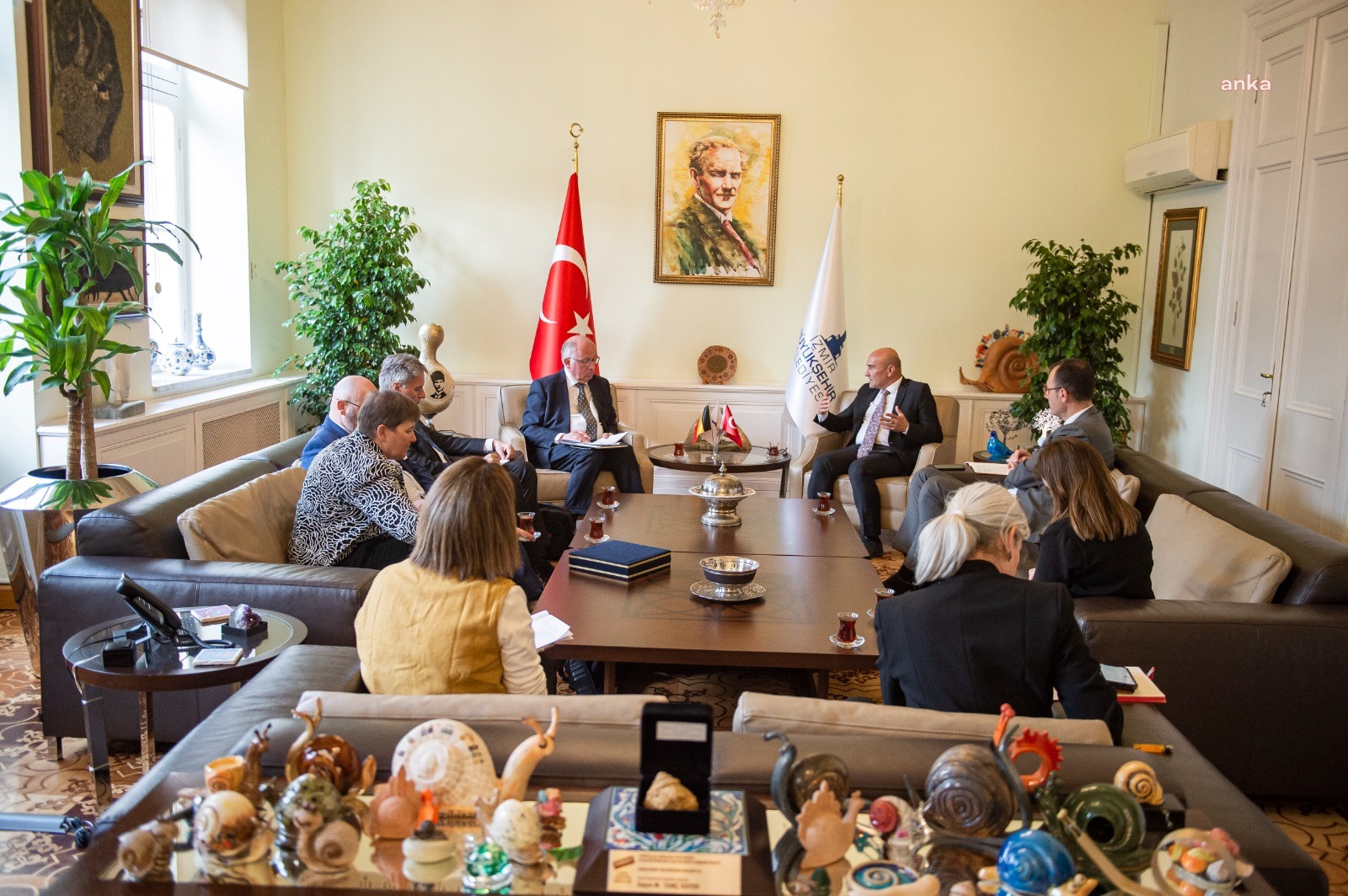 BELÇİKA'NIN ANKARA BÜYÜKELÇİSİ’NDEN BAŞKAN SOYER’E ZİYARET