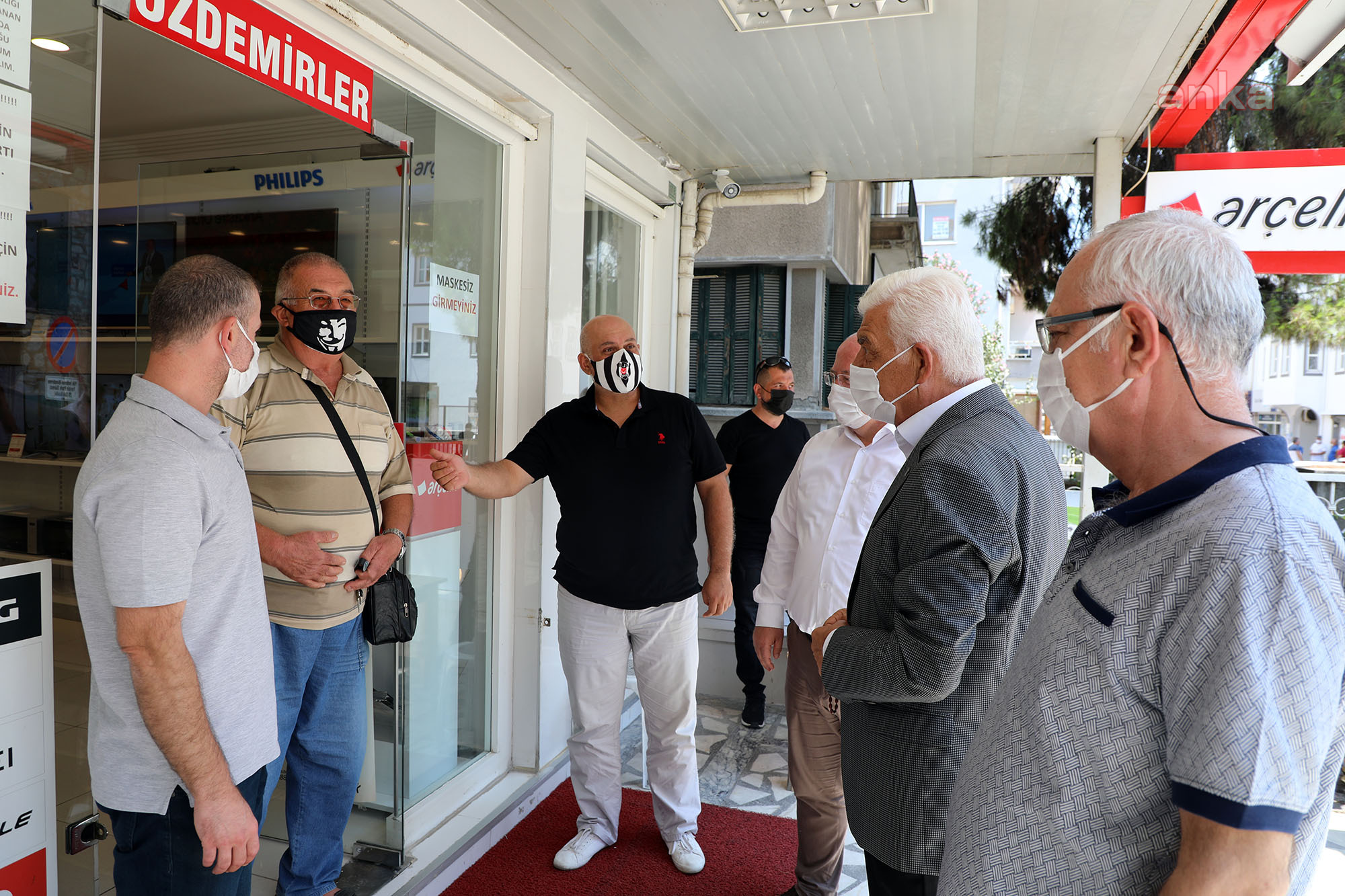 MUĞLA'DA BELEDİYE BAŞKANLARINDAN MENTEŞE ESNAFINA ZİYARET