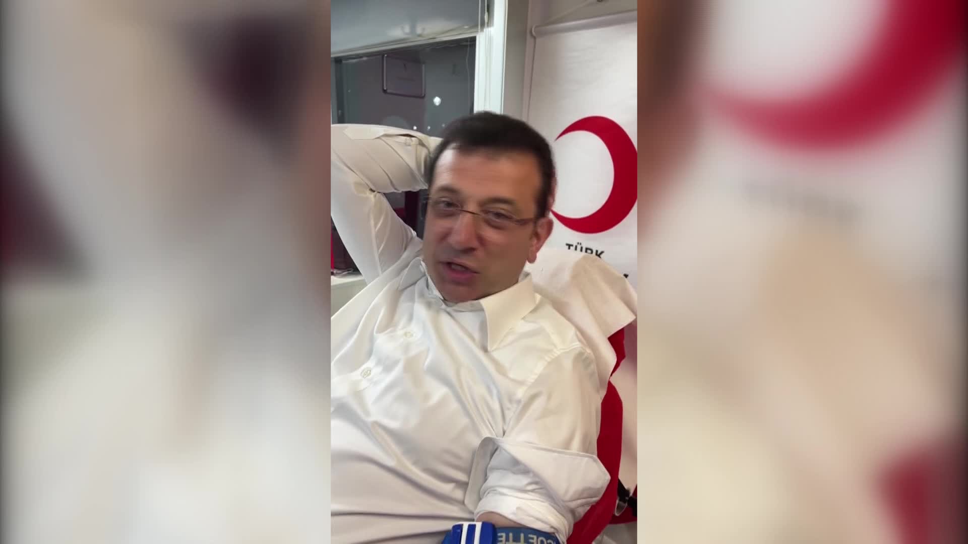 EKREM İMAMOĞLU, KIZILAY'A KAN BAĞIŞINDA BULUNDU: "HERKESİ KAN VERMEYE DAVET EDİYORUZ"