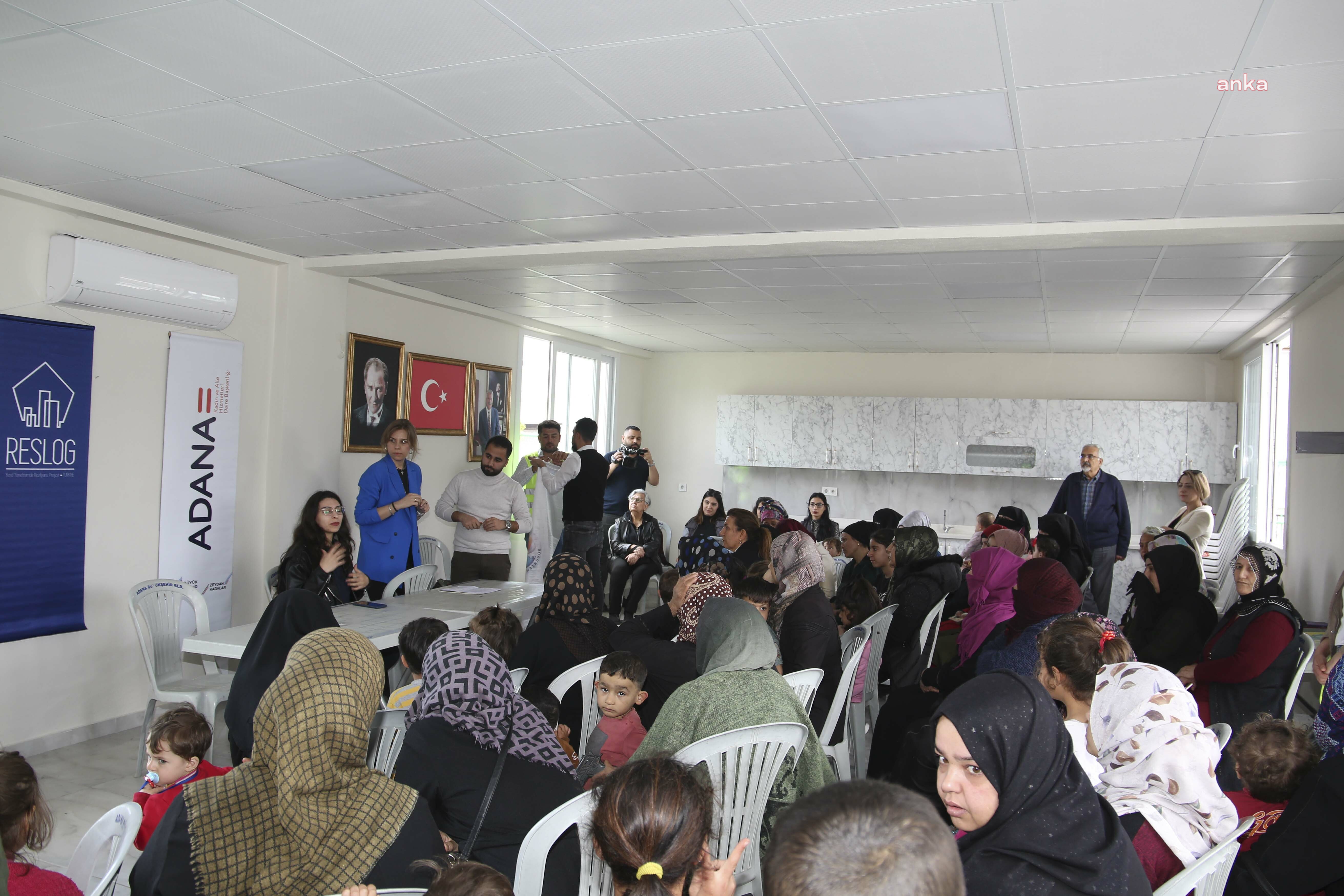 ADANA BÜYÜKŞEHİR’DEN ‘DEPREM VE KADIN’ TEMALI PSİKOSOSYAL DESTEK ÇALIŞMASI