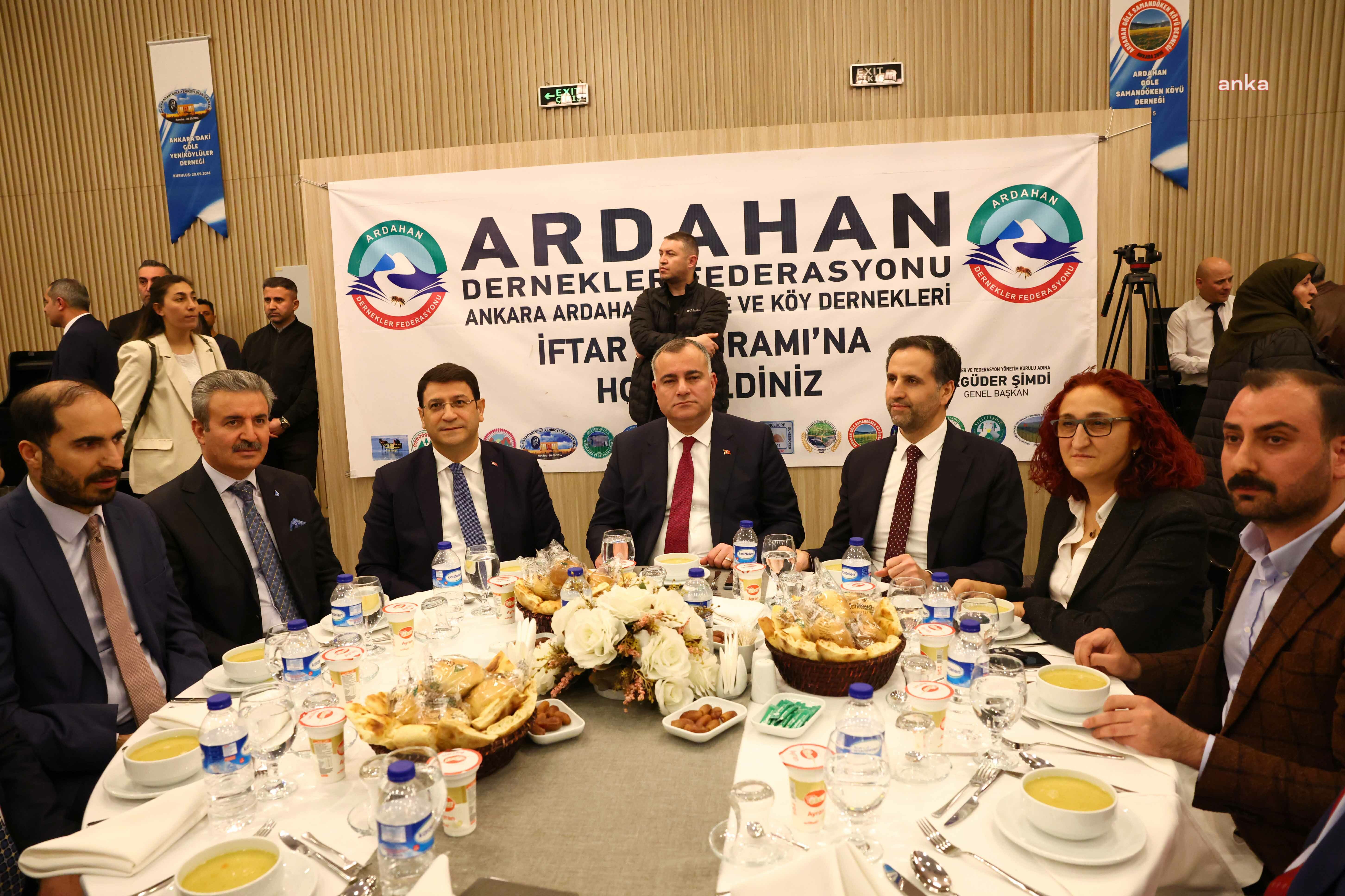 ÇANKAYA BELEDİYE BAŞKANI TAŞDELEN, İFTARDA ARDAHANLILARLA BULUŞTU