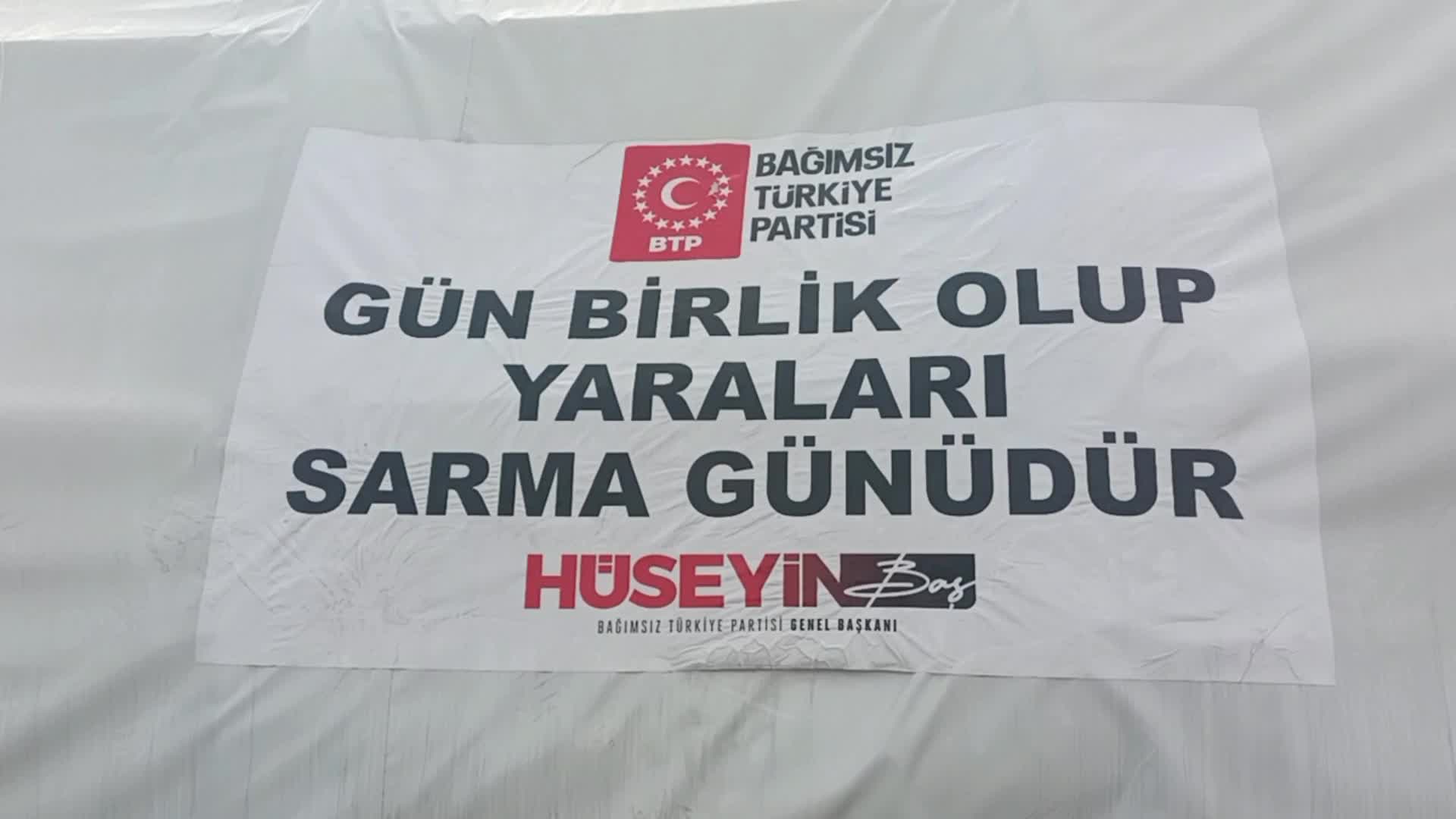 BTP GENEL BAŞKAN YARDIMCISI EYERCİOĞLU: "DEPREM BÖLGESİNDE BİLE RANT DÜŞÜNEN BİR SİSTEMİN ARTIK BURADA DURMAMASI GEREKİR"
